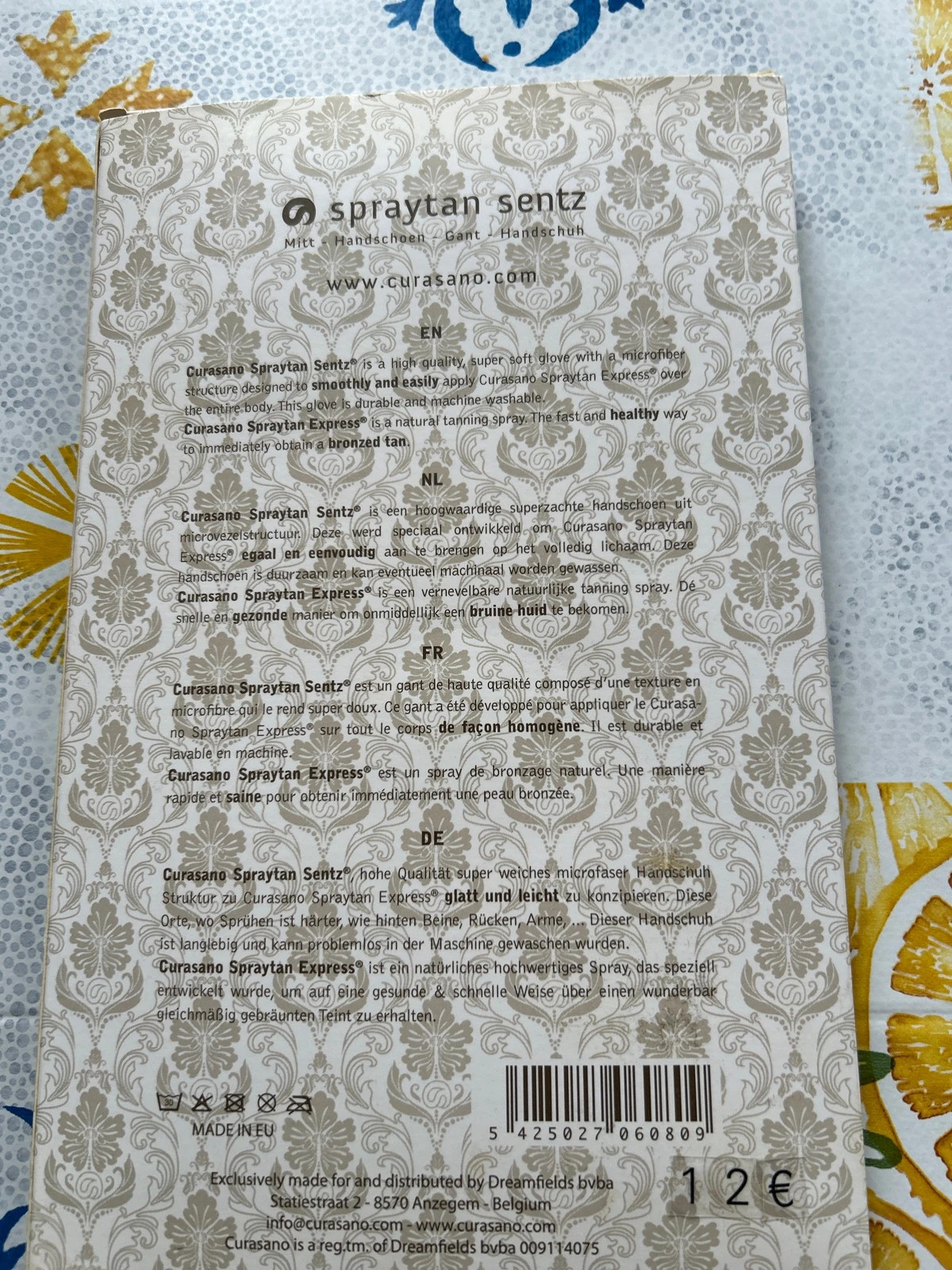 Gant applicateur auto bronzant Curasano – Curasano 3