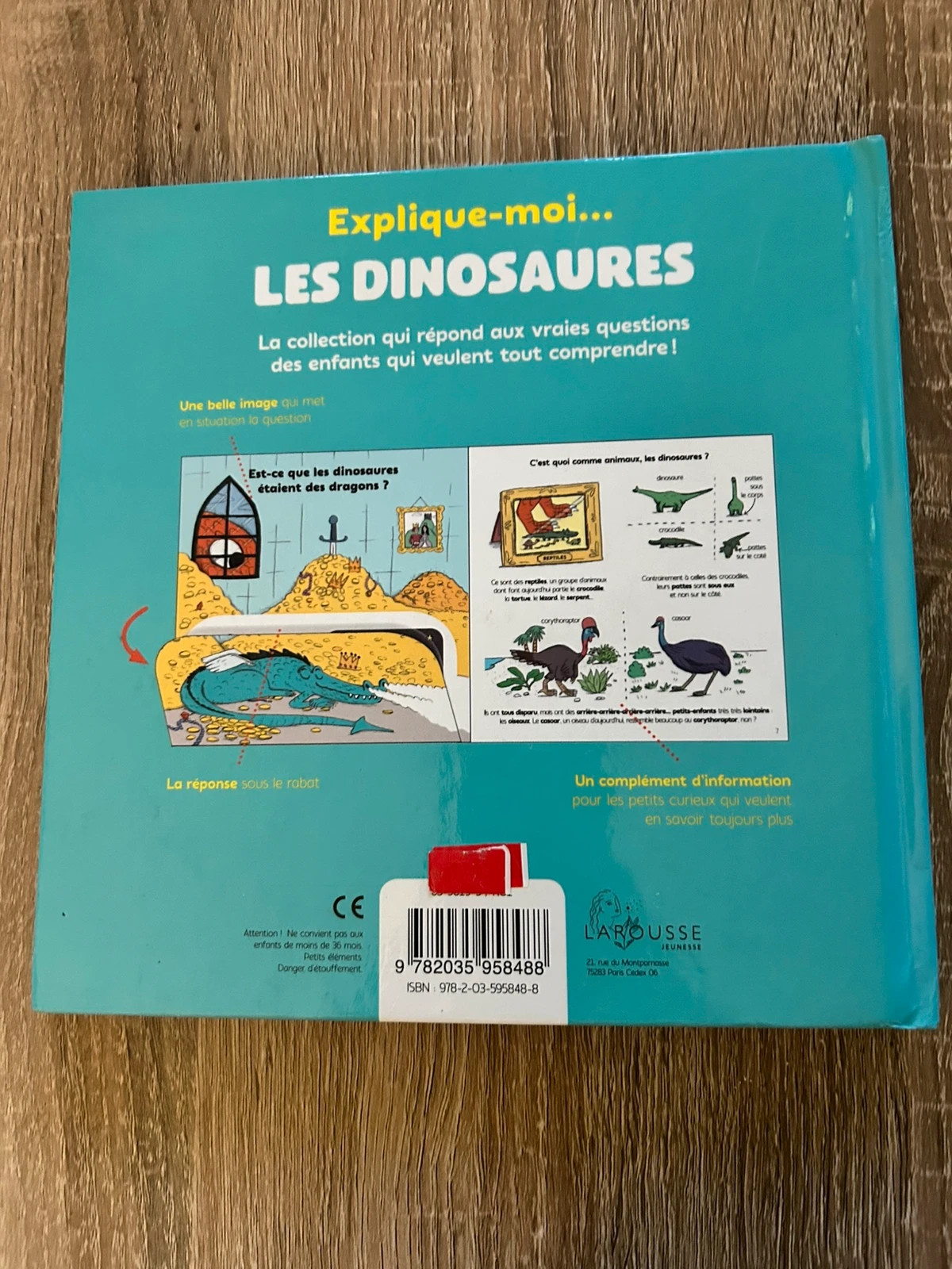 Livre explique moi, les dinosaures 3