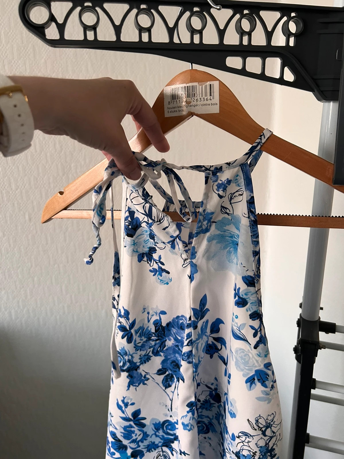 Top blanc et bleu – Shein – taille XS / 34 / 6 5
