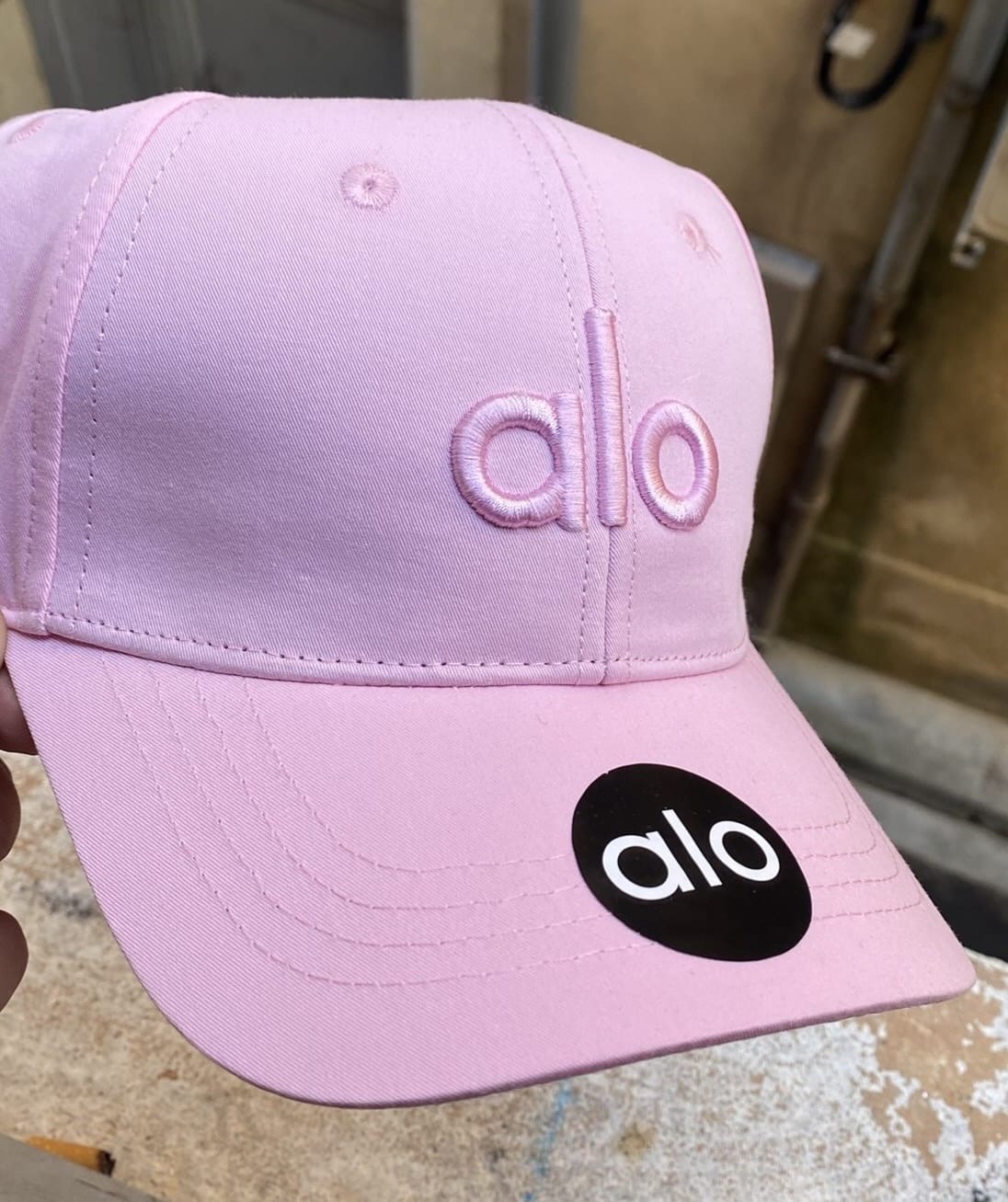 Casquette alo rose pastel 2