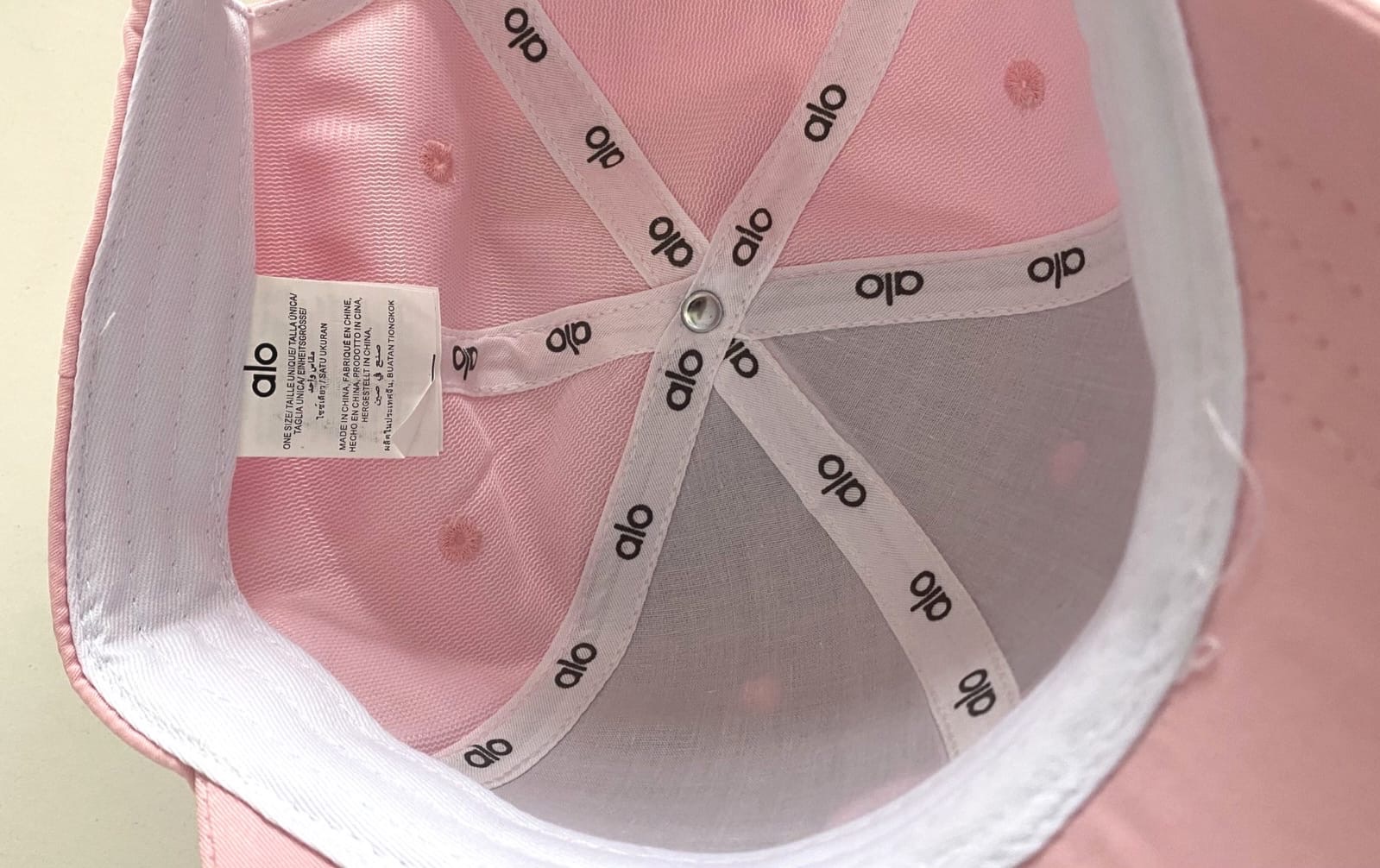 Casquette alo rose pastel 4