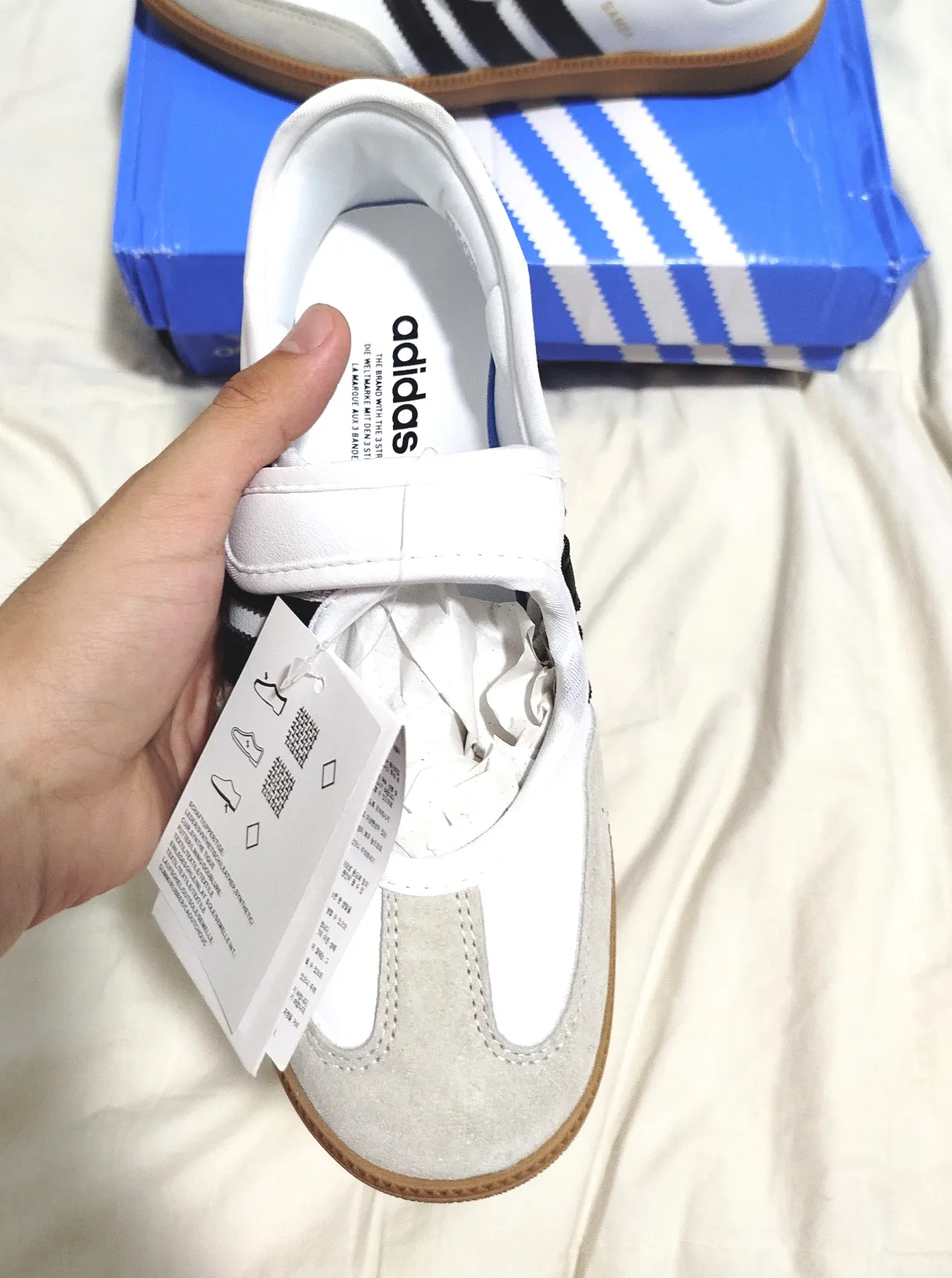 Adidas witte sneakers maat 5 3