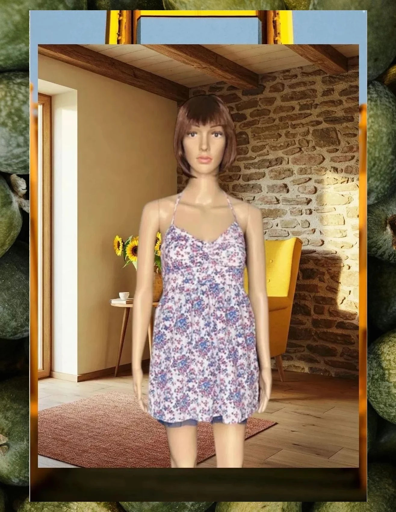 Vestido de flores de Bershka – Bershka – taille M / 38 / 10