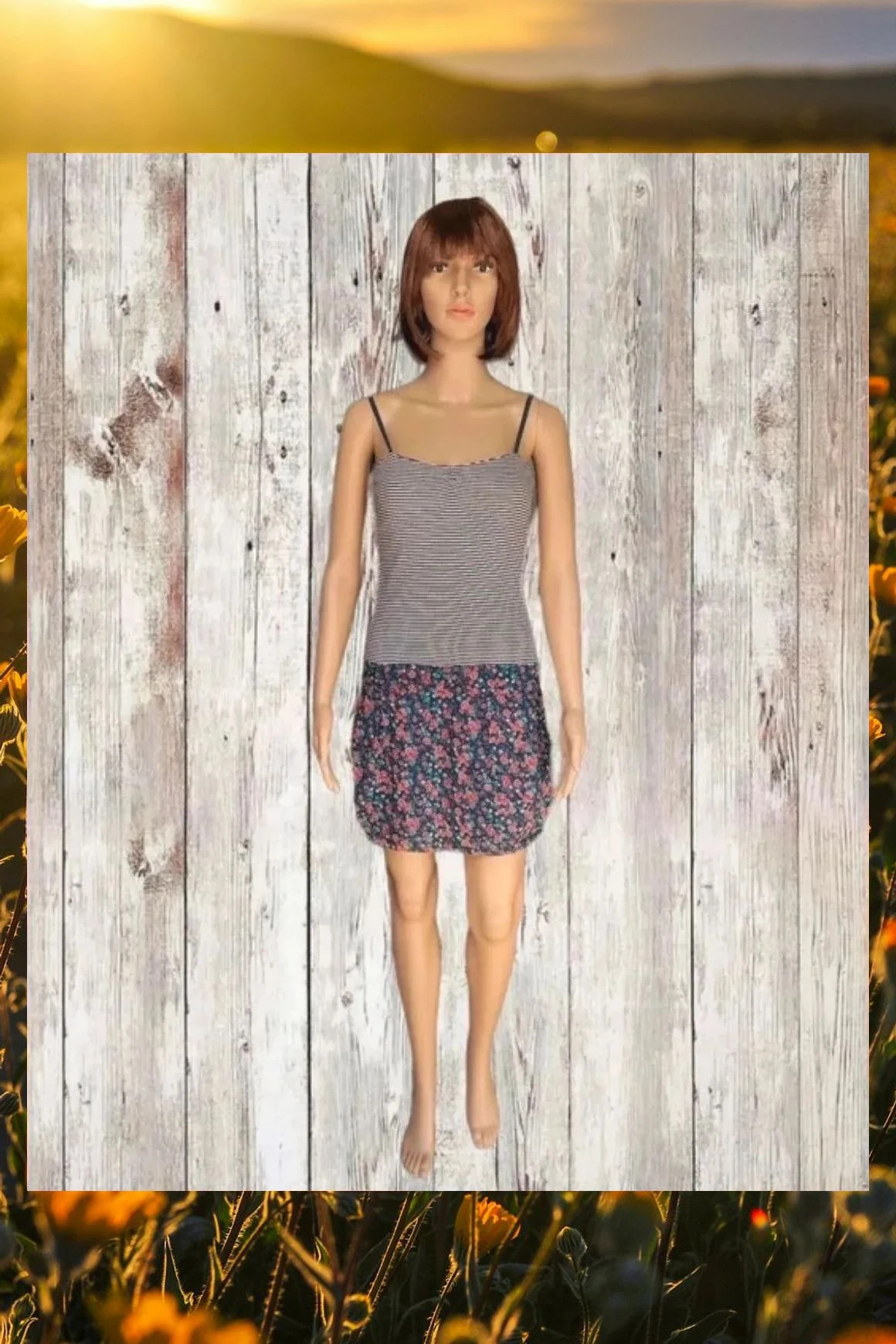 Vestido estampado Stradivarius – Talla M – Stradivarius – taille M / 38 / 10 2