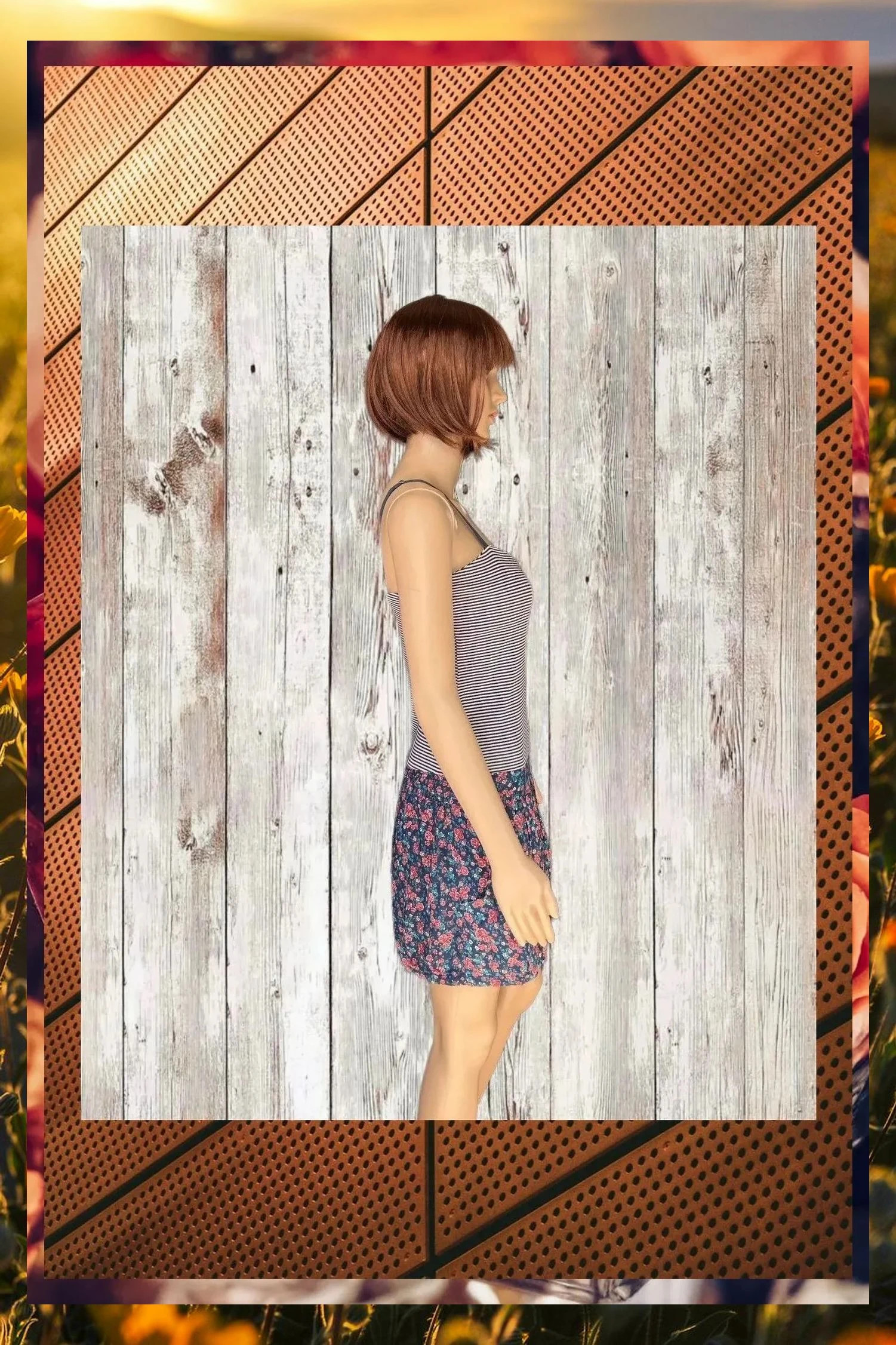 Vestido estampado Stradivarius – Talla M – Stradivarius – taille M / 38 / 10 3