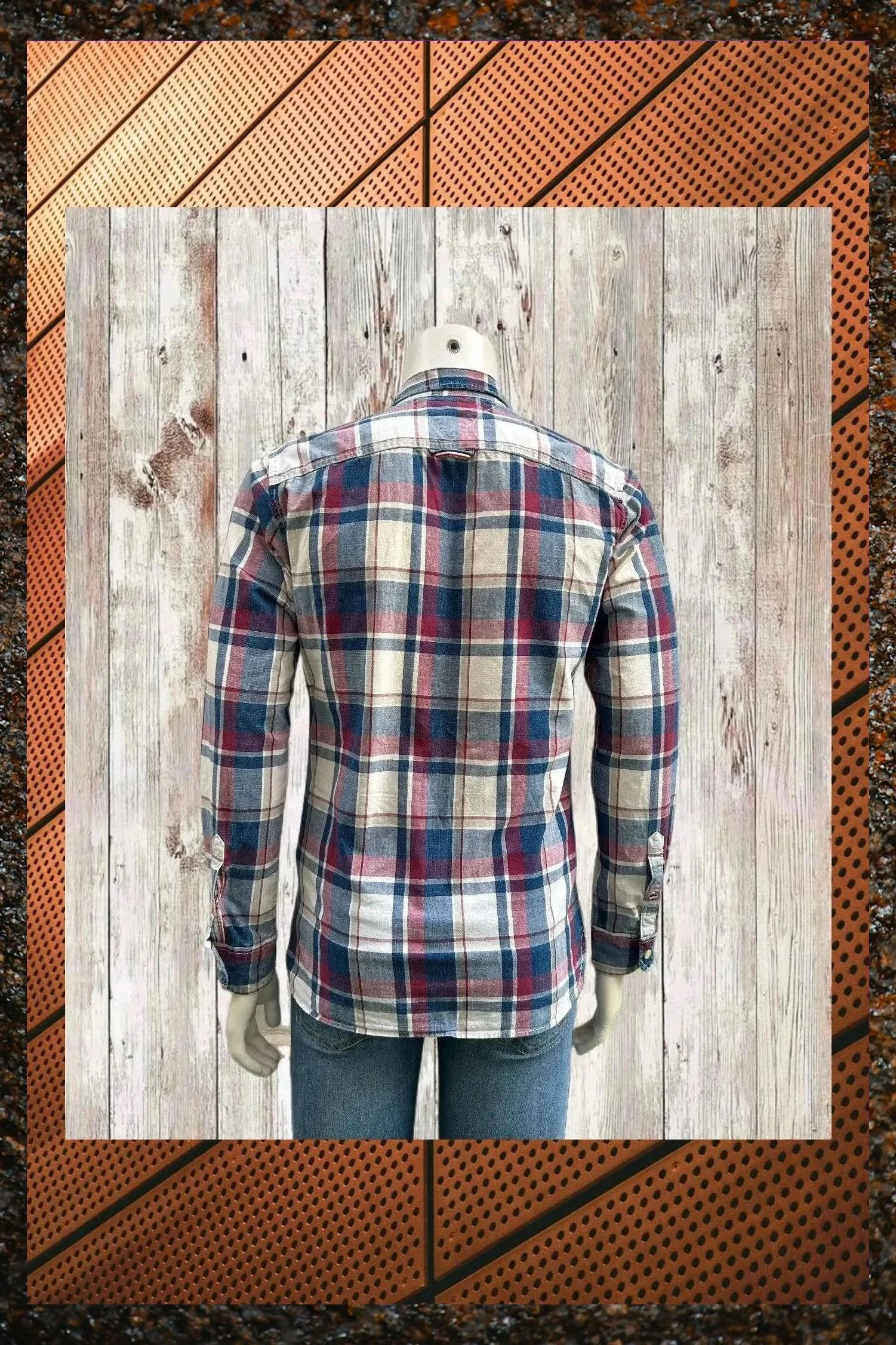 Camisa Tommy Hilfiger Talla S Cuadros Estilo Casual Vintage – Tommy Hilfiger – taille S 2