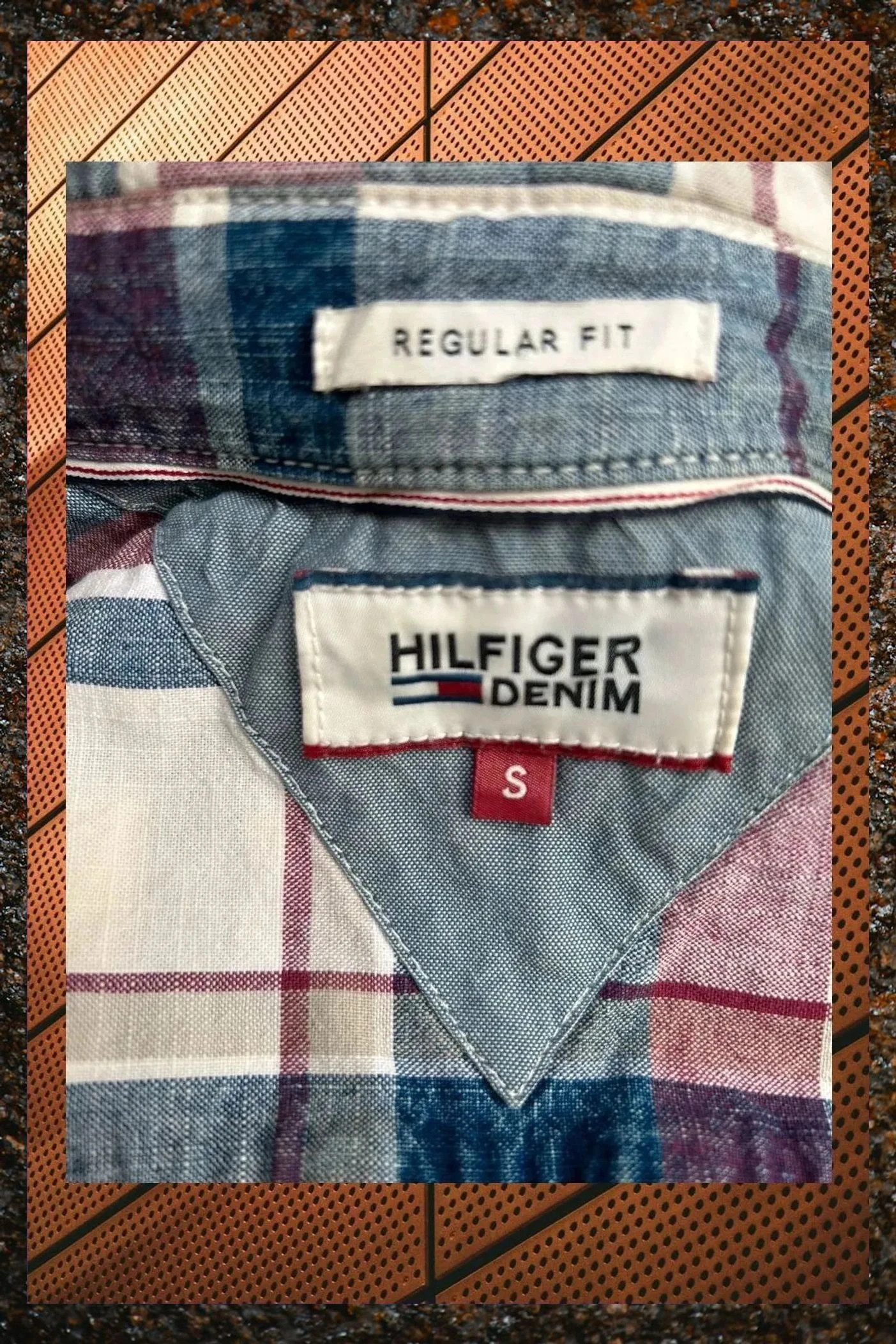 Camisa Tommy Hilfiger Talla S Cuadros Estilo Casual Vintage – Tommy Hilfiger – taille S 5