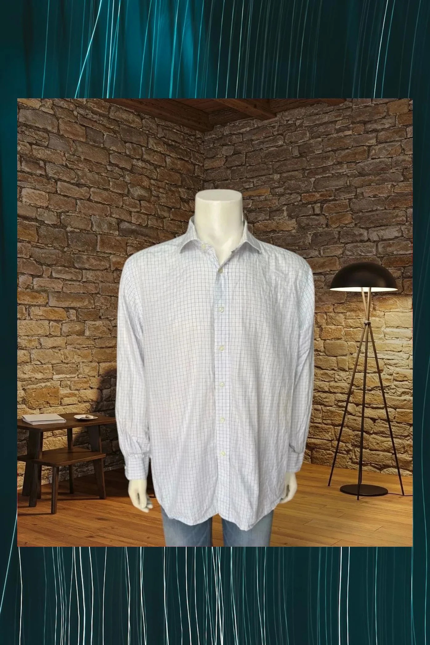Camisa de Cuadros Emilio Tucci - Talla XXL