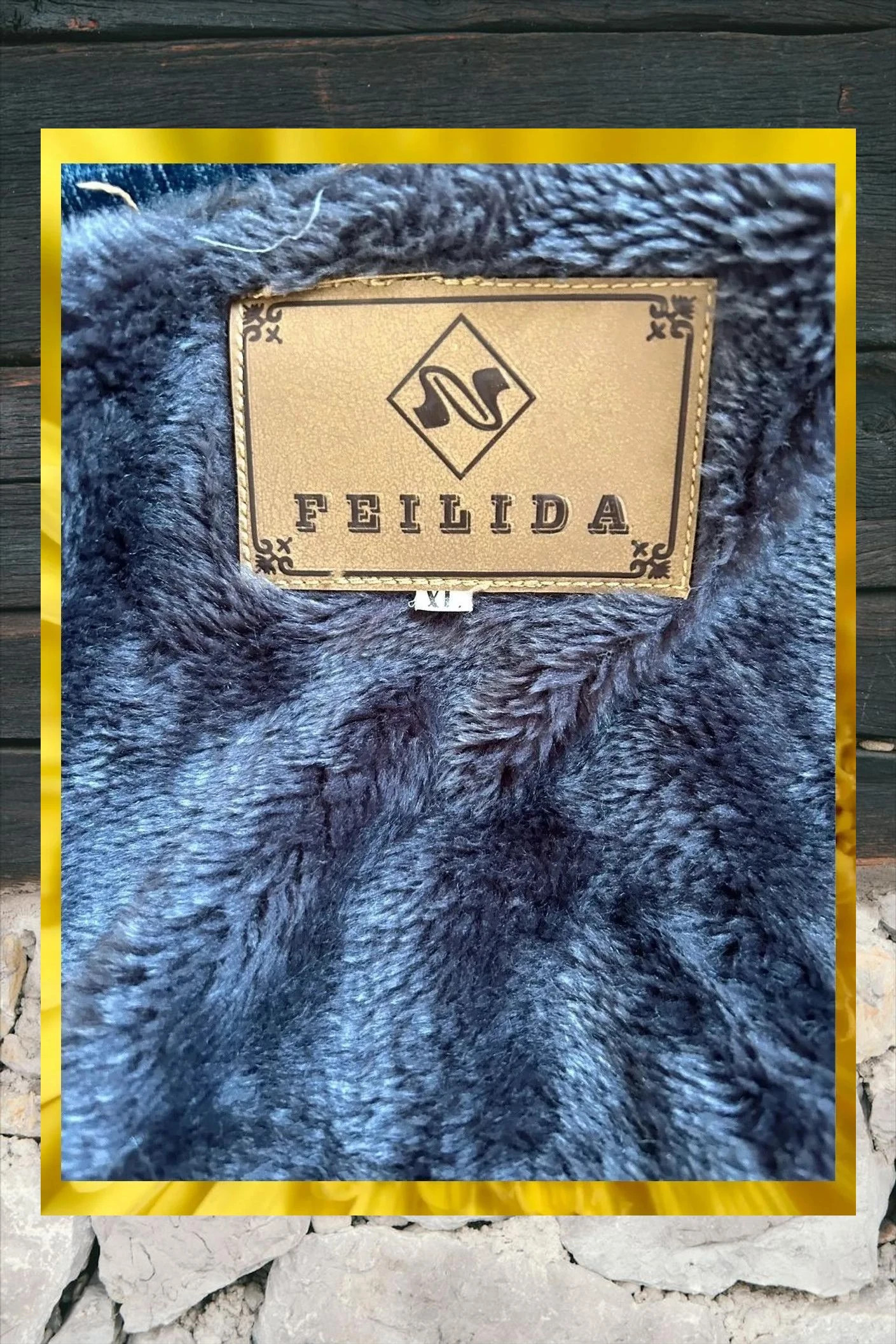 Abrigo/chaqueta vaquero con borreguito XL – taille XL / 42 / 14 5
