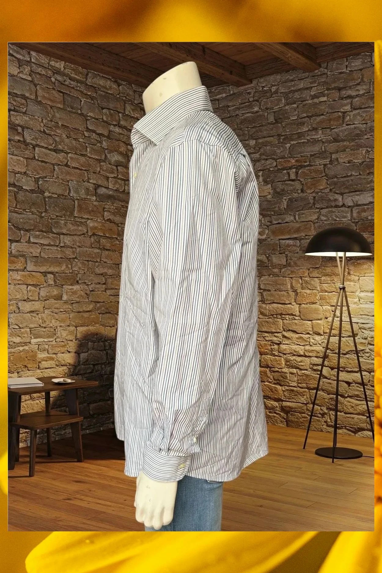 Camisa de rayas manga larga Mirto talla XL – Mirto – taille XL 2