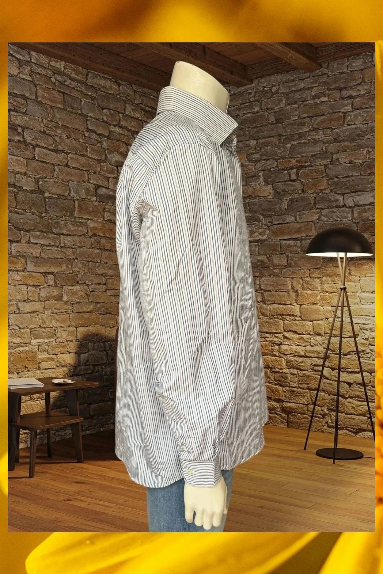 Camisa de rayas manga larga Mirto talla XL – Mirto – taille XL 4