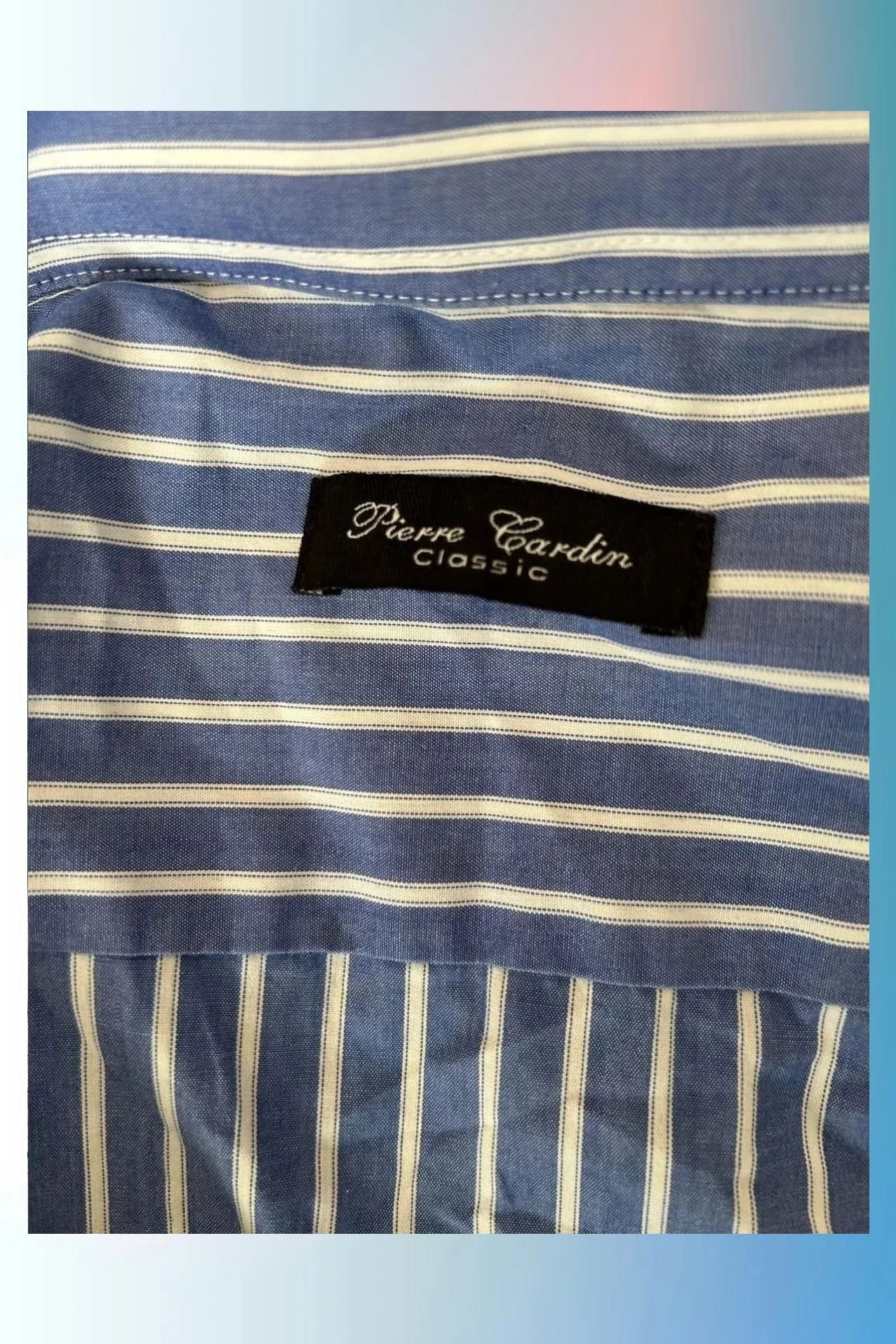 Camisa Pierre Cardin Clásica a Rayas, Talla 3XL – Pierre Cardin – taille XXXL 5