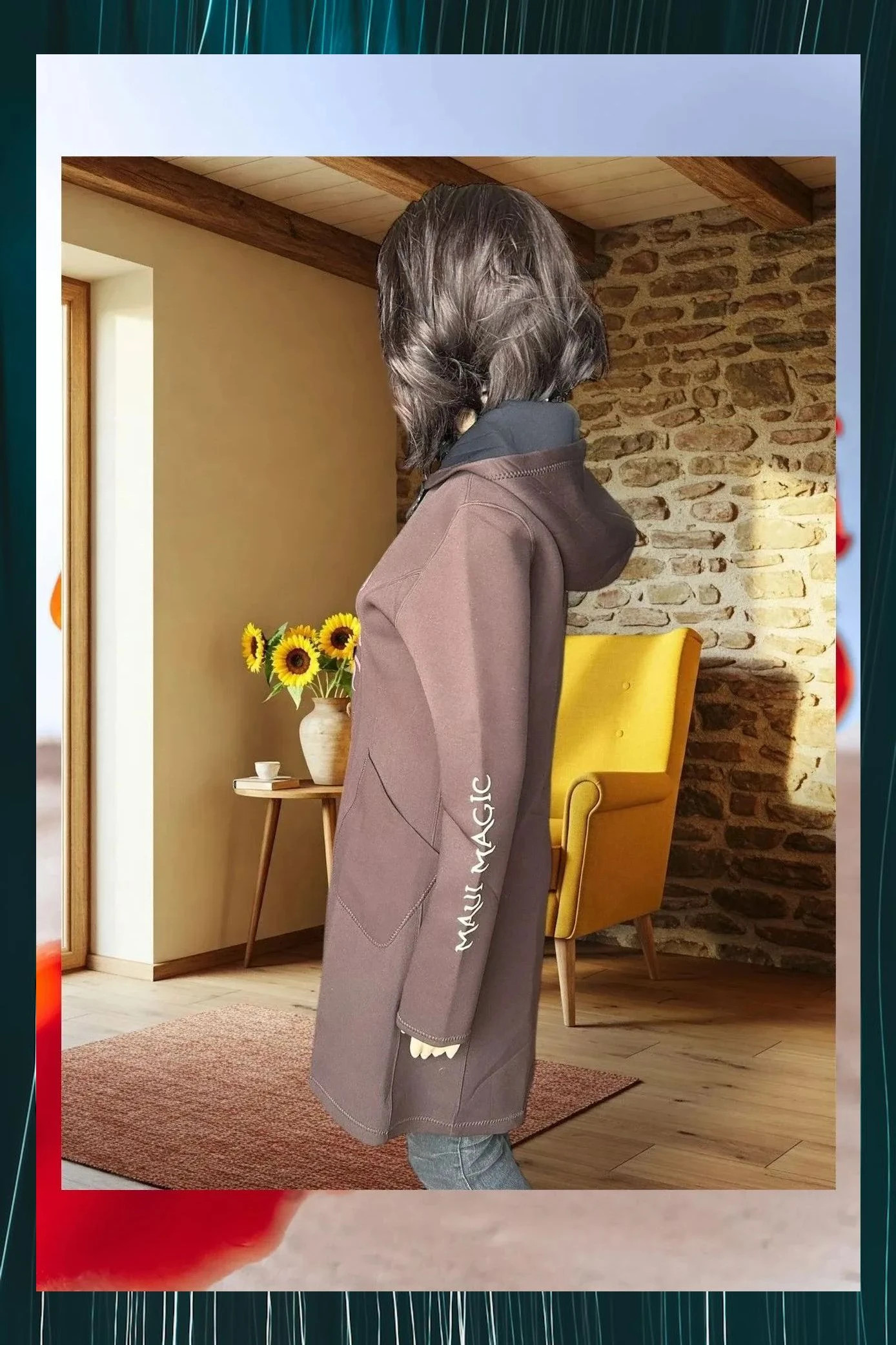 Tesoro Descatalogado de Maui Magic: Abrigo de Neopreno (Talla M, Impecable) – maui magic – taille M / 38 / 10 3