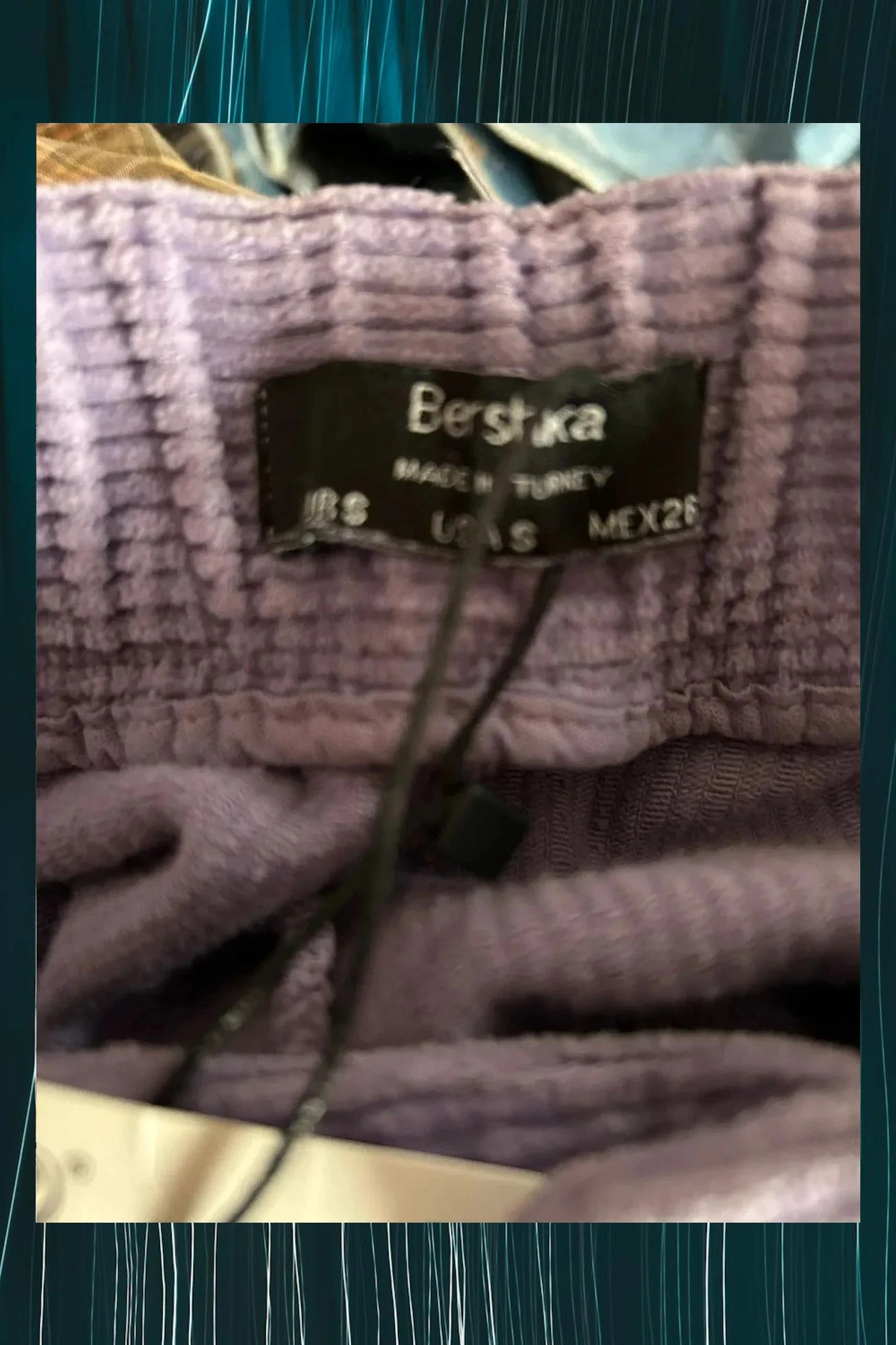 Falda pantalón Bershka lila, talla S – Bershka – taille S / 36 / 8 5