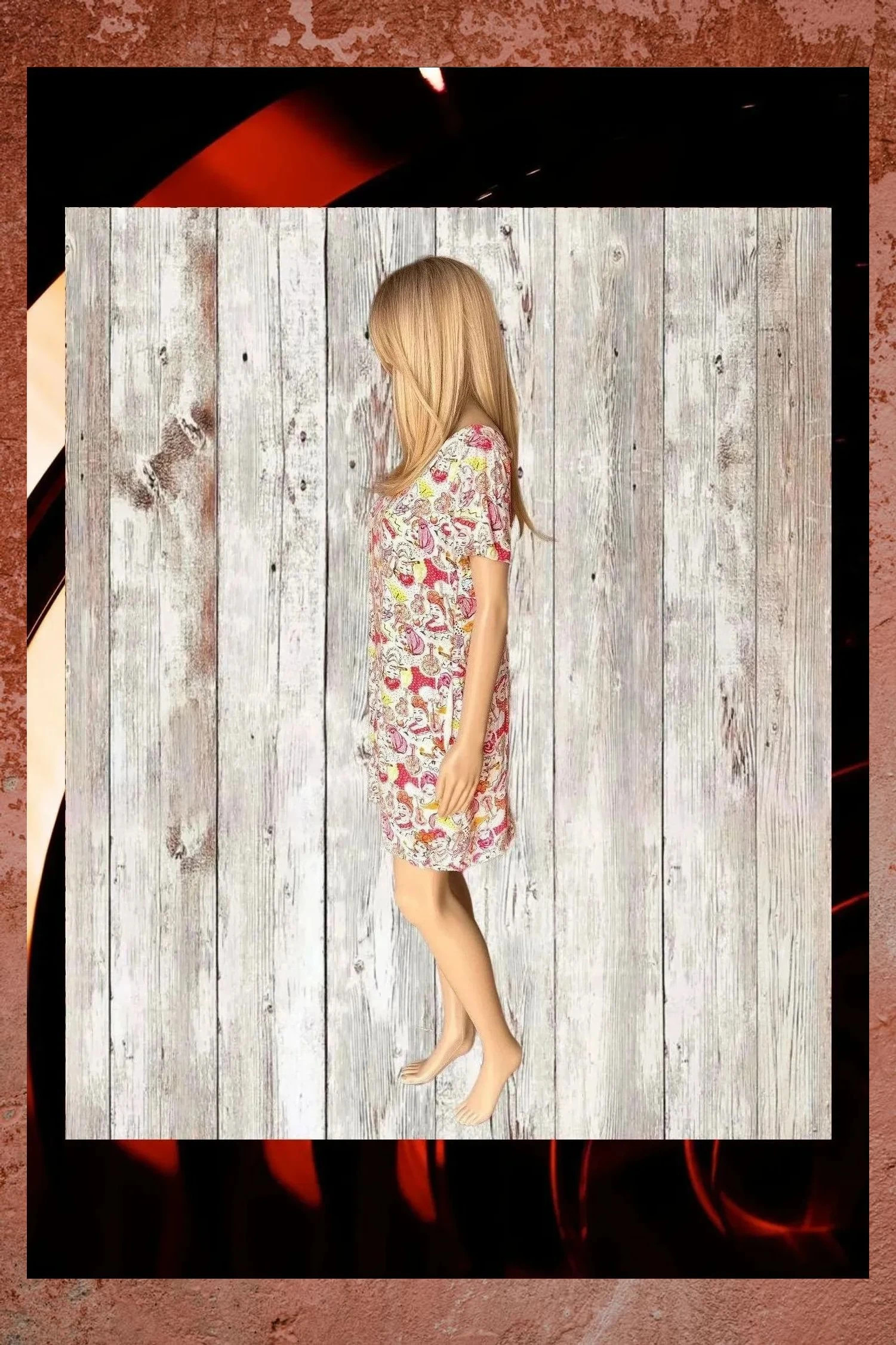 Vestido Estampado con Bolsillos - Talla L - Surkana – Surkana – taille L / 40 / 12 3
