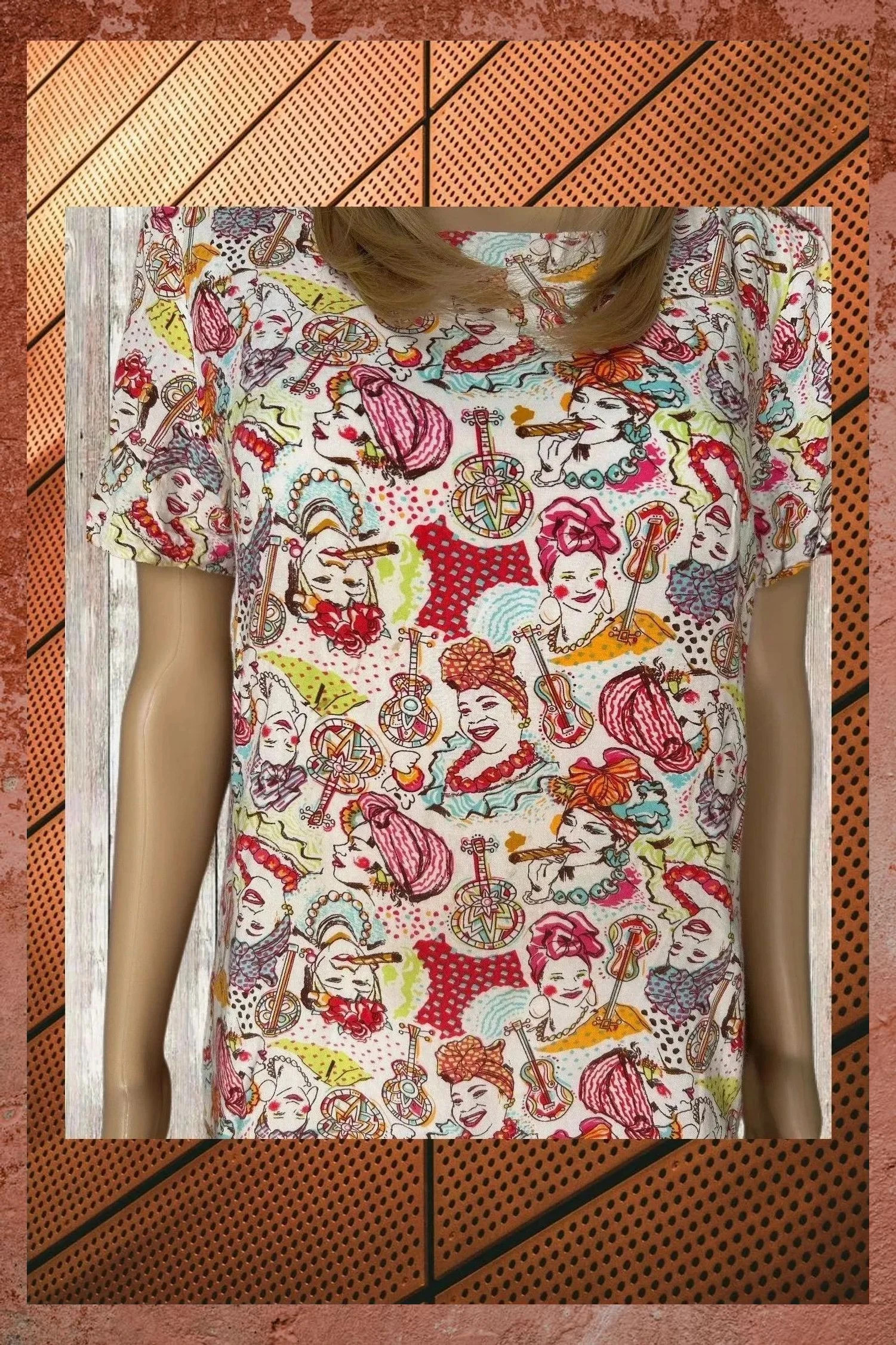 Vestido Estampado con Bolsillos - Talla L - Surkana – Surkana – taille L / 40 / 12 2