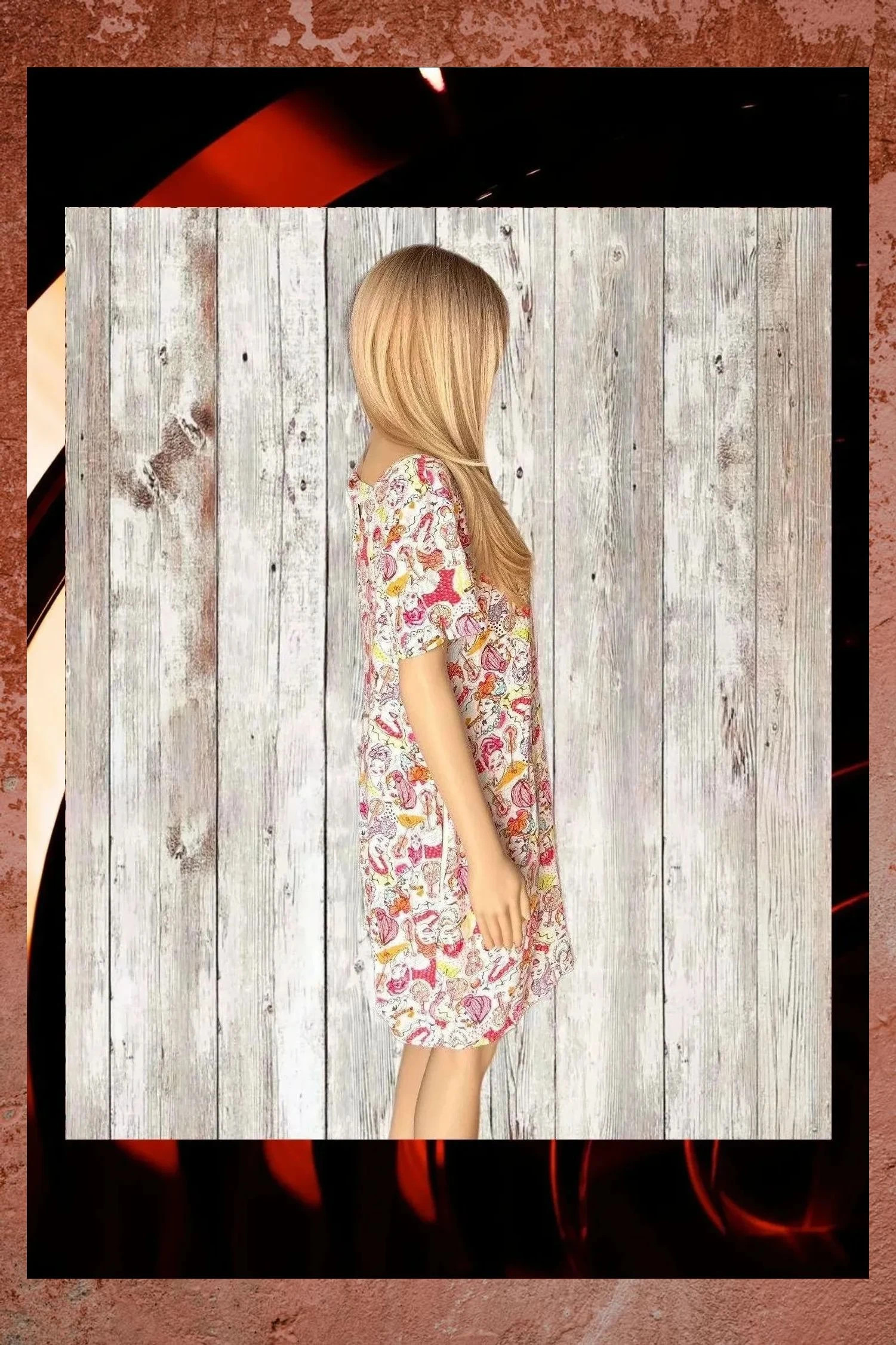 Vestido Estampado con Bolsillos - Talla L - Surkana – Surkana – taille L / 40 / 12 5