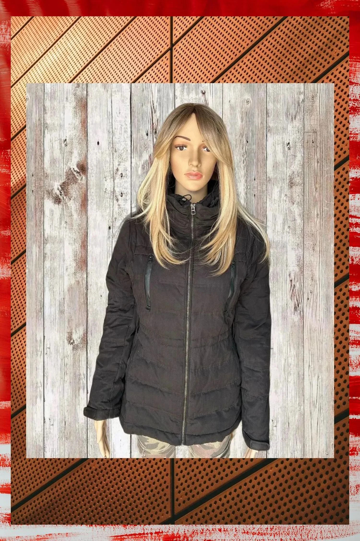 Chaqueta de plumas Mango negra, talla S, ligera y cálida – Mango – taille S / 36 / 8 2