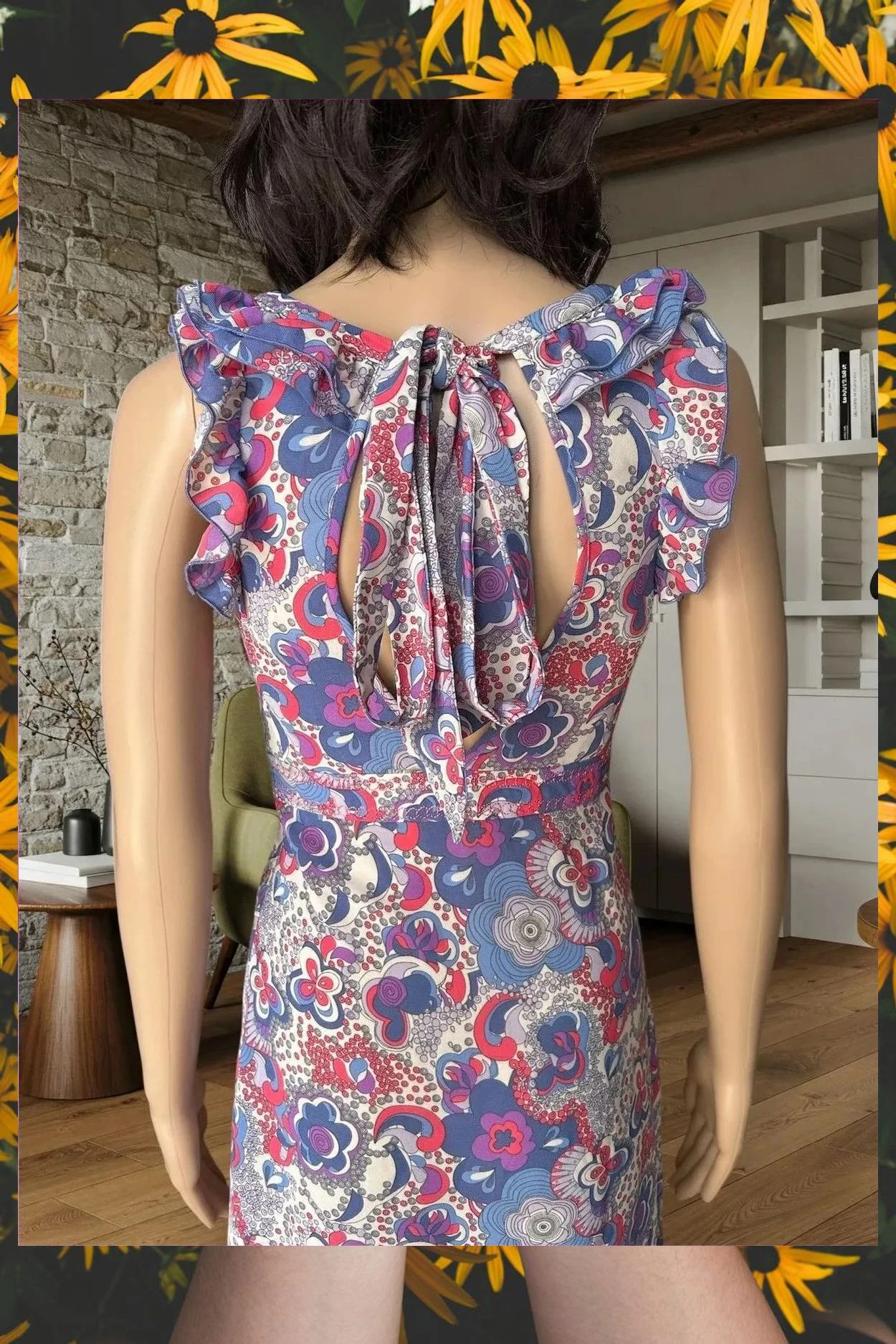 Vestido Flores Espalda Lazo - Pepe Jeans Talla XS – Pepe Jeans – taille XS / 34 / 6 2