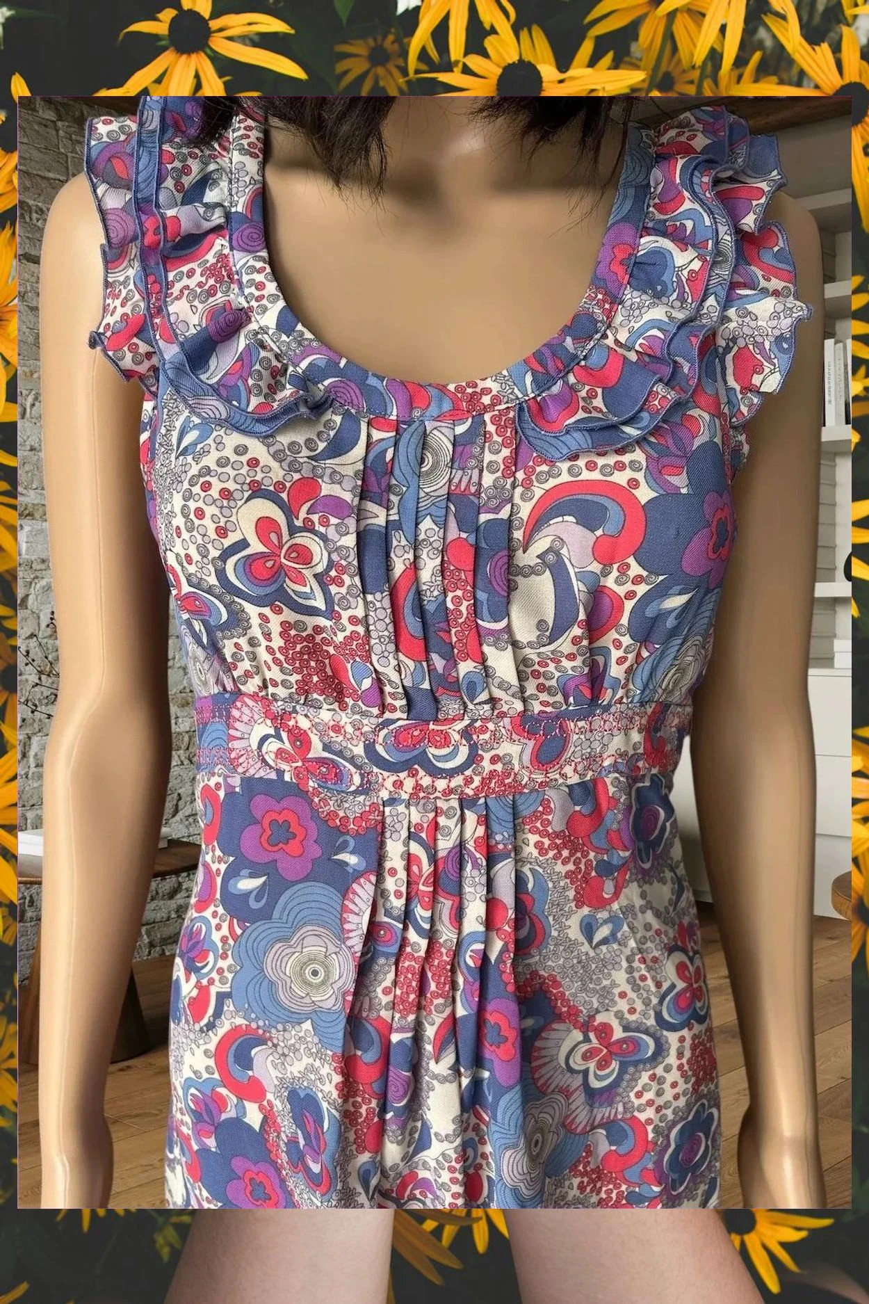 Vestido Flores Espalda Lazo - Pepe Jeans Talla XS – Pepe Jeans – taille XS / 34 / 6 3
