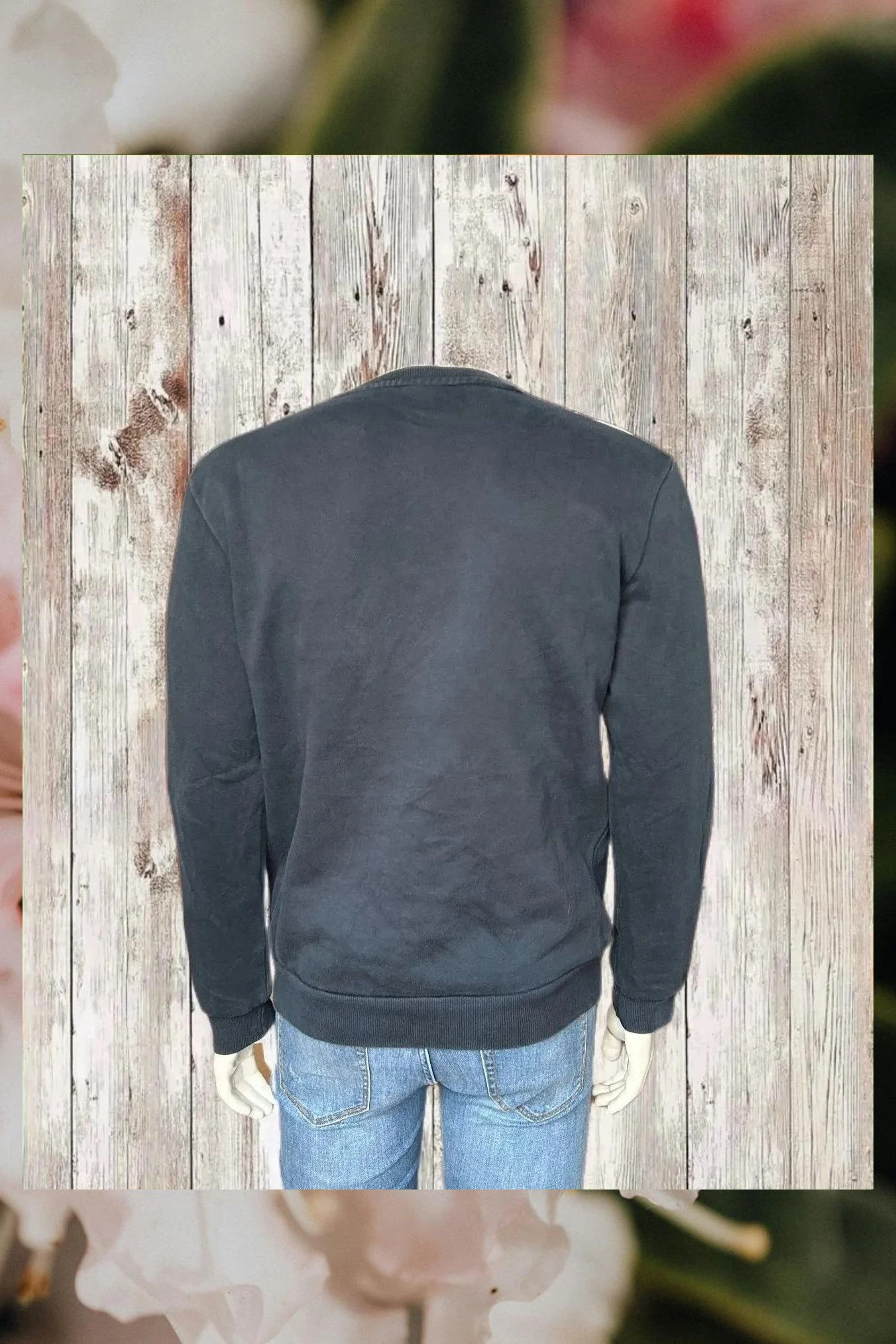 Sudadera Puma negra y blanca vintage talla M – Puma – taille M 3