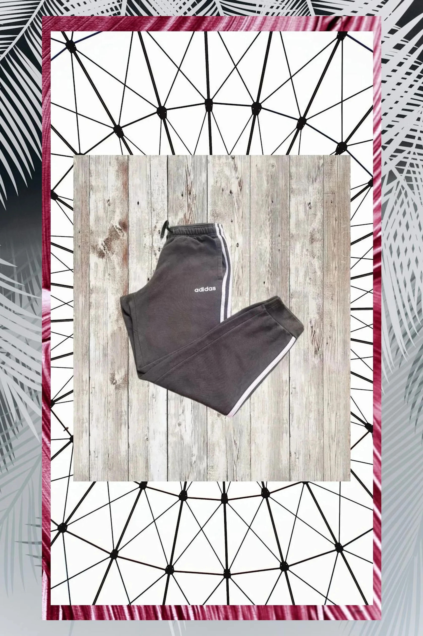 Pantalón de chandal adidas negro talla S – adidas – taille S 4