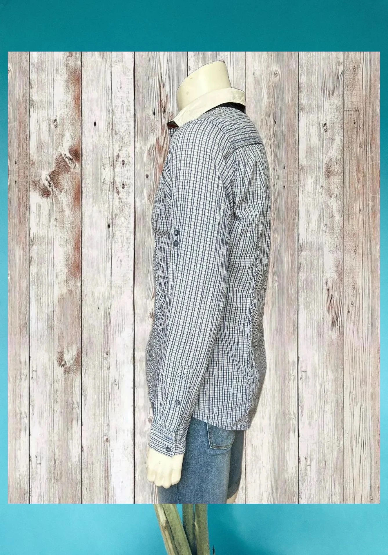 Camisa Mango a cuadros, talla M – Mango – taille M 2