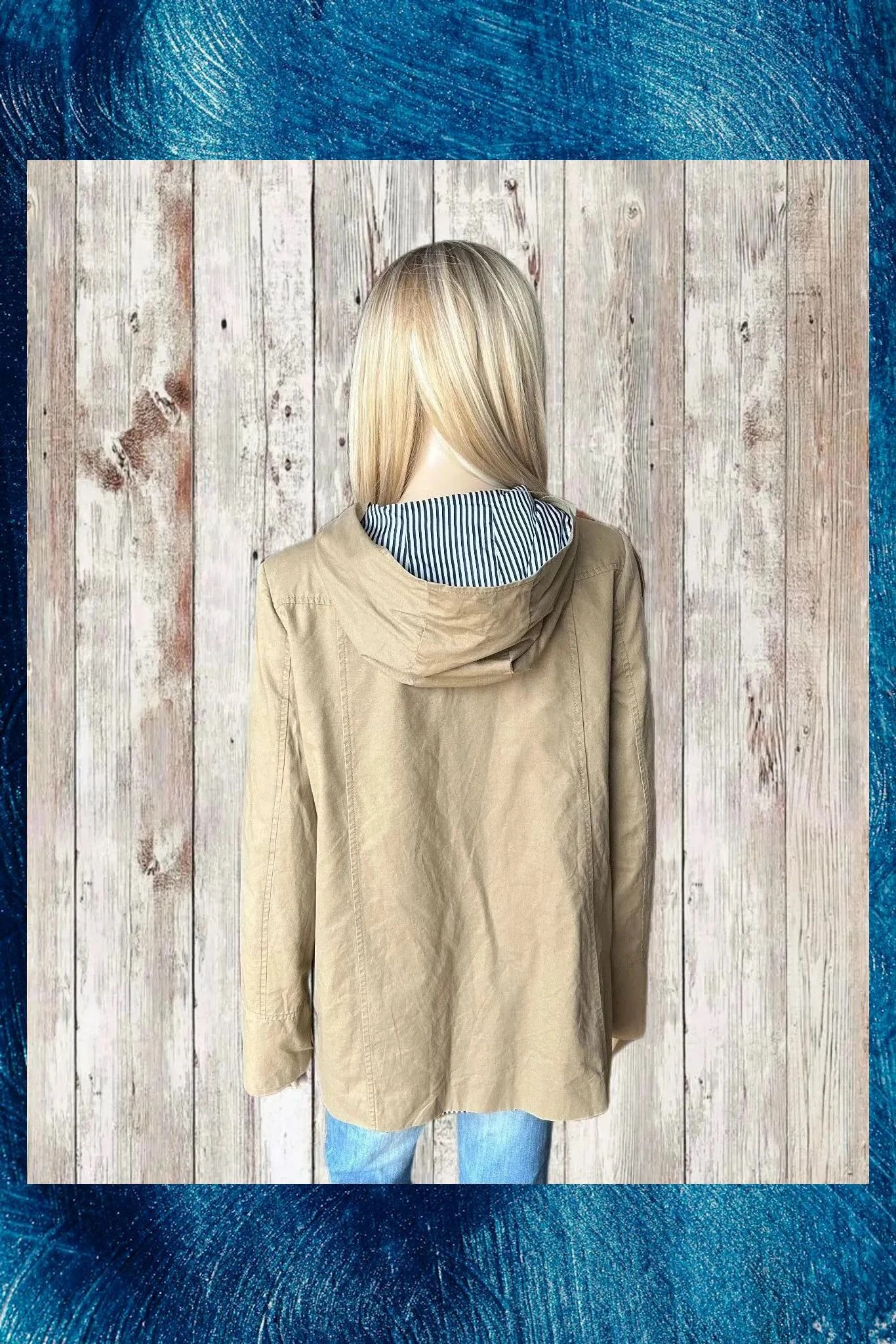 Parka beige atemporal talla M – taille M / 38 / 10 3