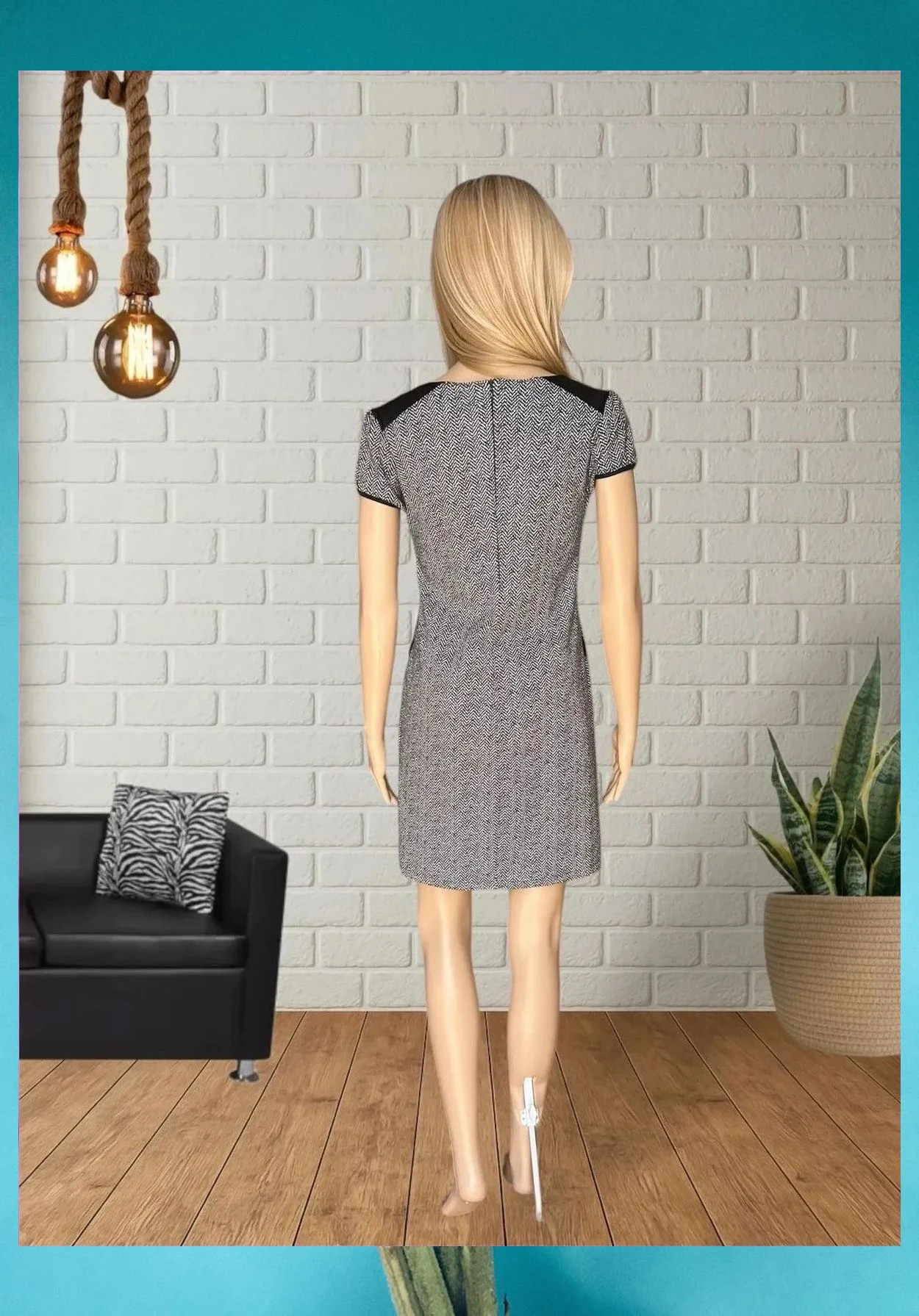 Vestido Estampado Fórmula Joven - Talla 38 – Fórmula Joven – taille M / 38 / 10 4