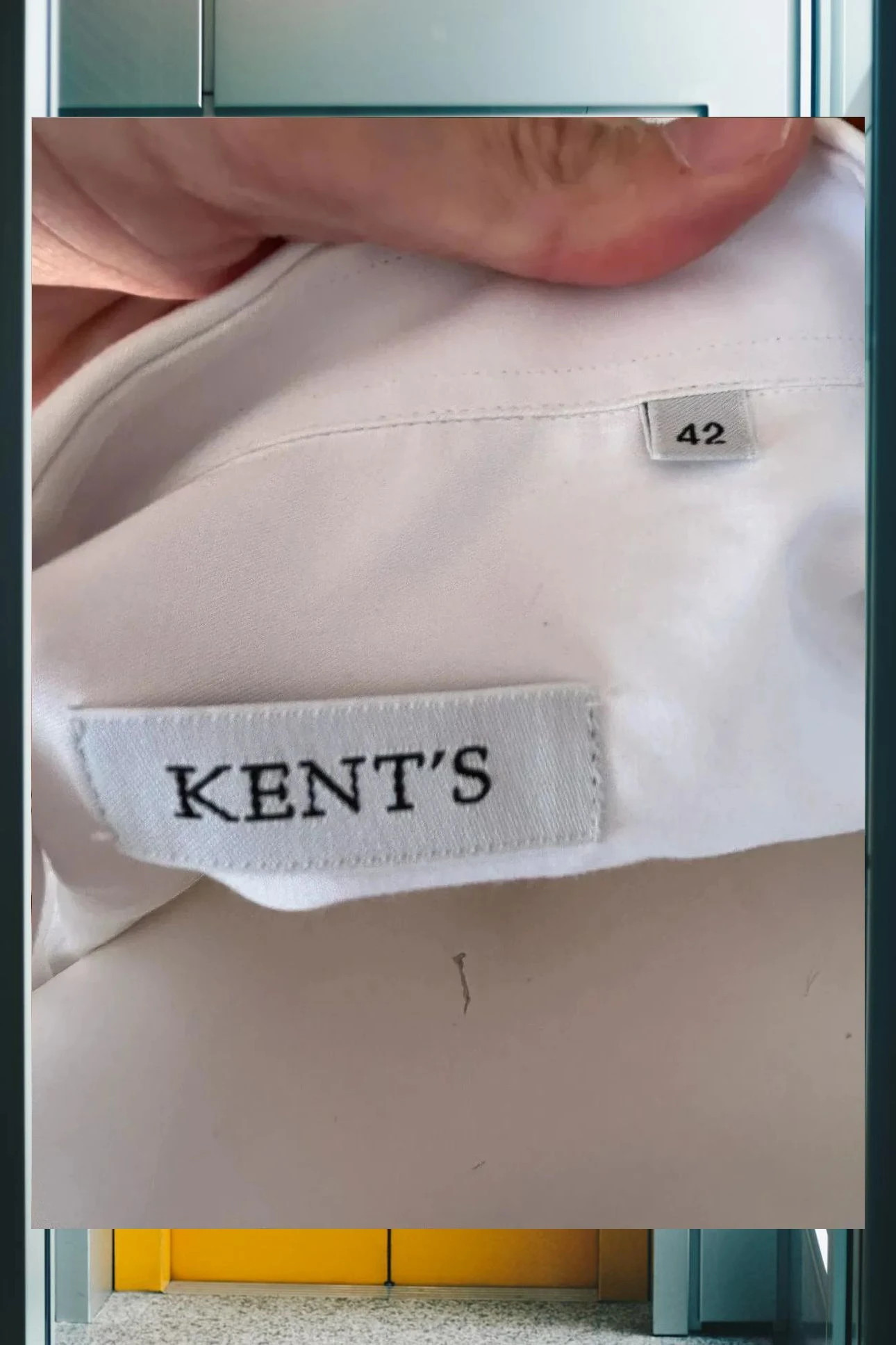 Camisa Blanca Clásica Kent's - Talla 42 – Kent's – taille 42 cm 5