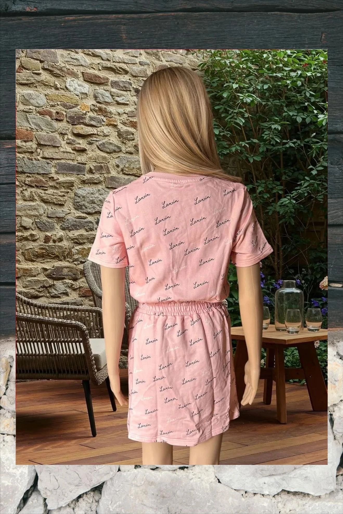 Vestido de niña Lanvin Paris rosa pálido talla 14 – Lanvin – taille 14 ans / 164 cm 3
