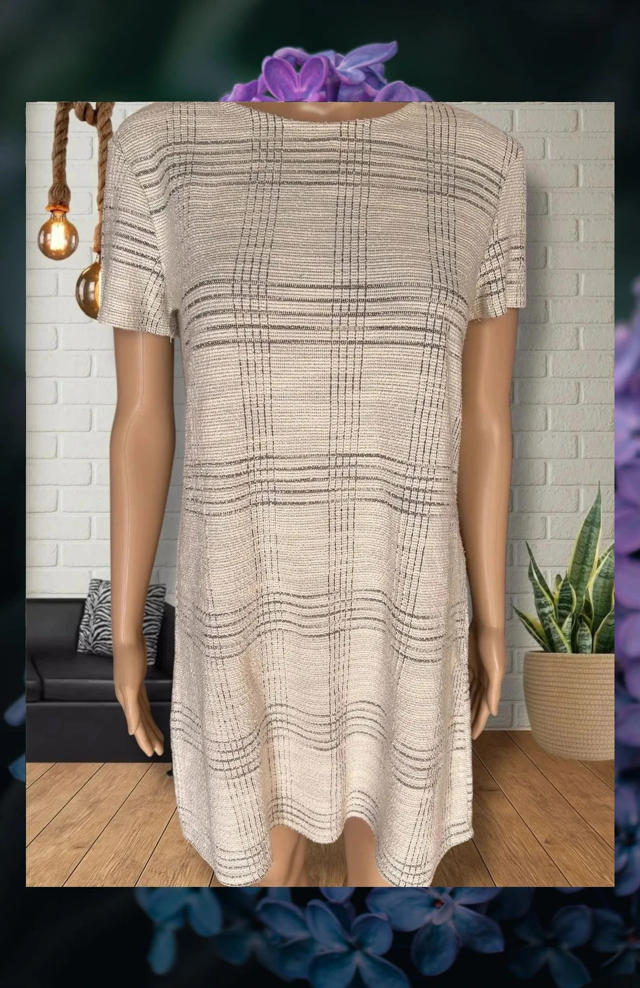 Vestido Stradivarius estampado a cuadros - Talla M – Stradivarius – taille M / 38 / 10 2