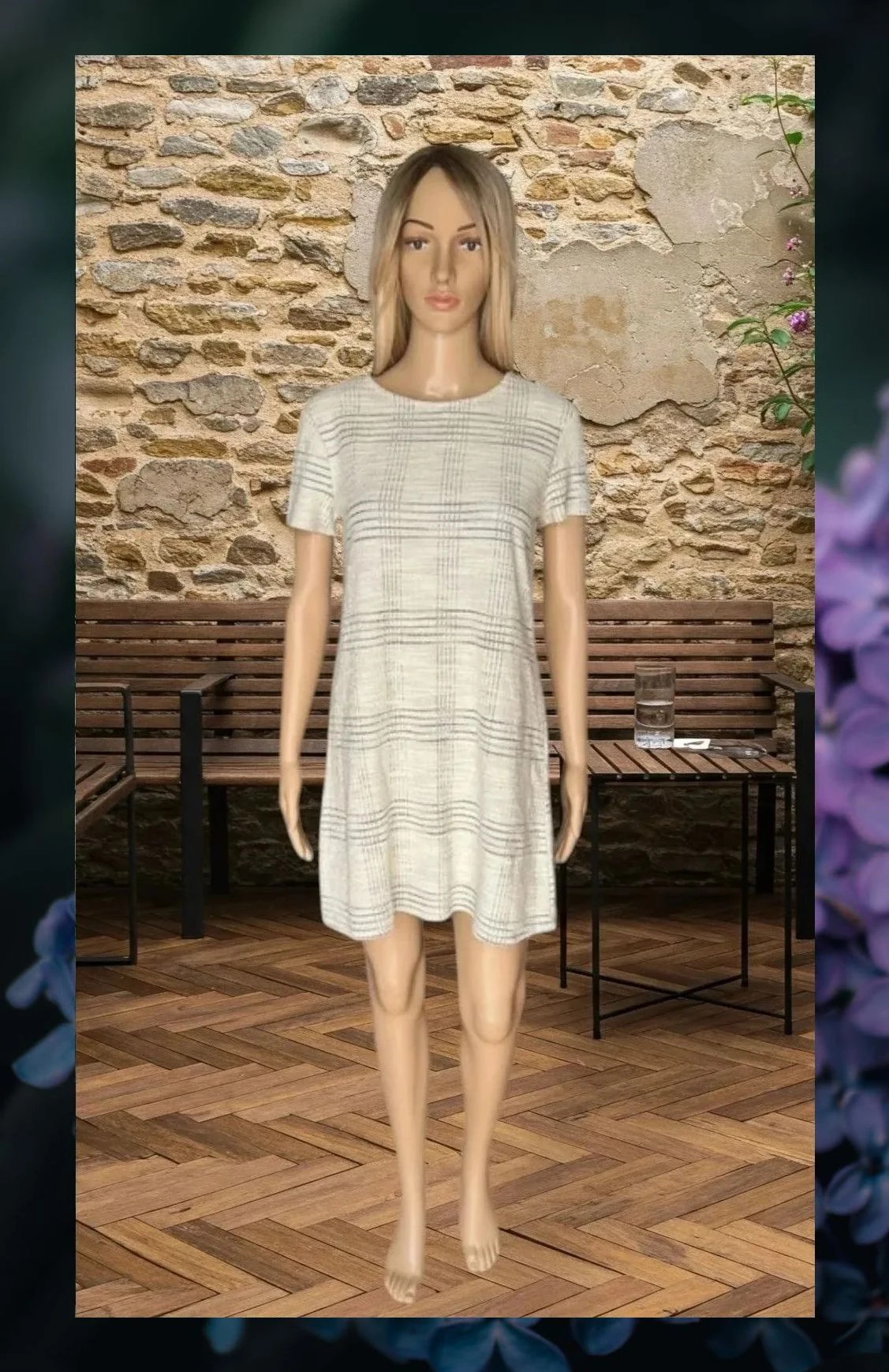 Vestido Stradivarius estampado a cuadros - Talla M – Stradivarius – taille M / 38 / 10