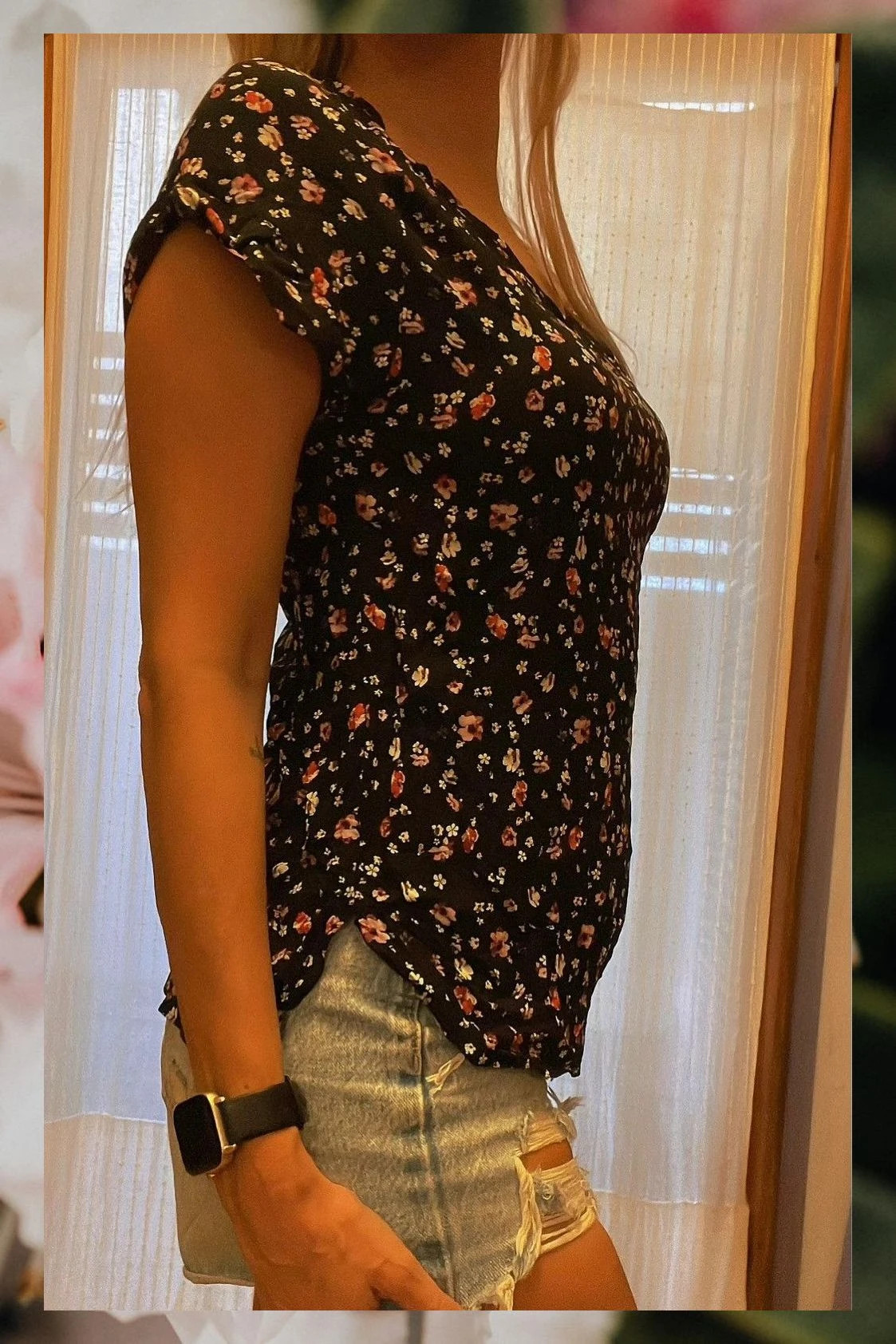 Camisa de flores finita de Atmosphere – Atmosphere – taille S / 36 / 8 4