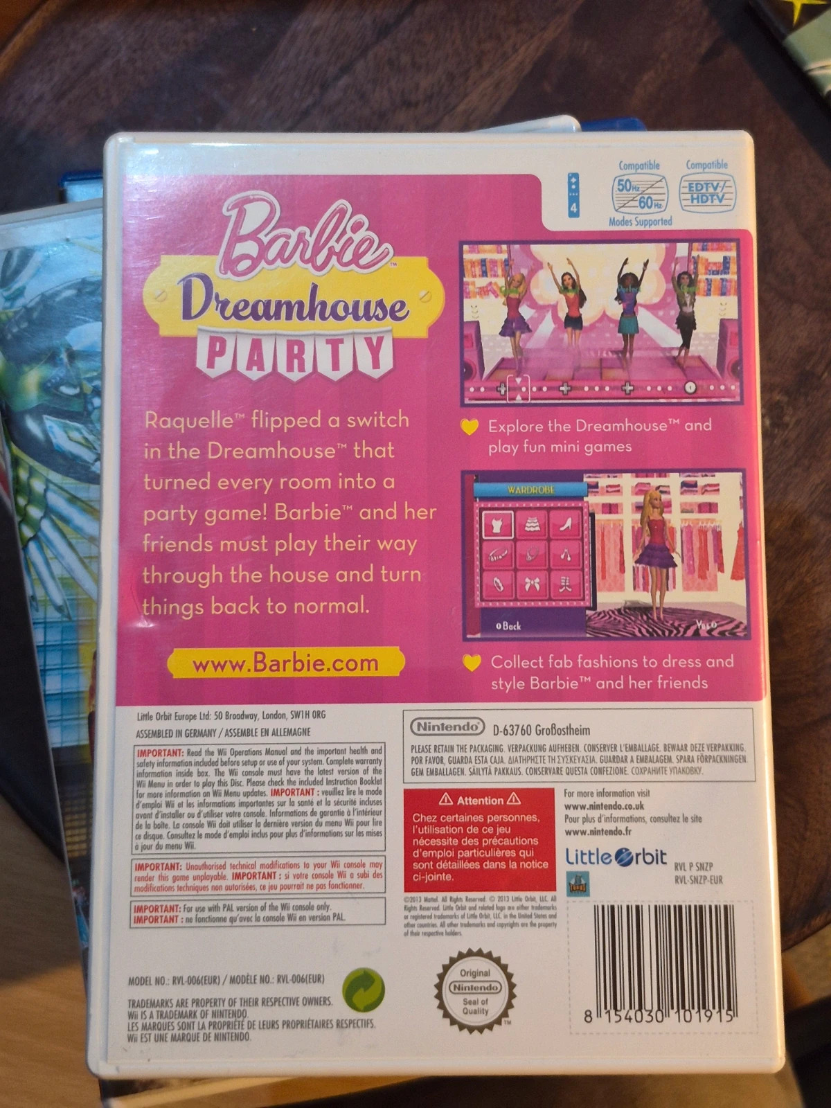 Jeu Wii Barbie Dreamhouse Party 2