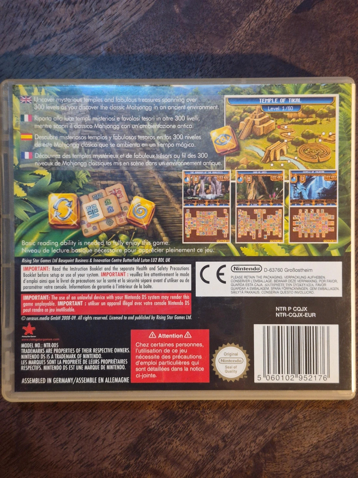 Jeu Mahjongg: Ancient Mayas - Nintendo DS (Complet) 2