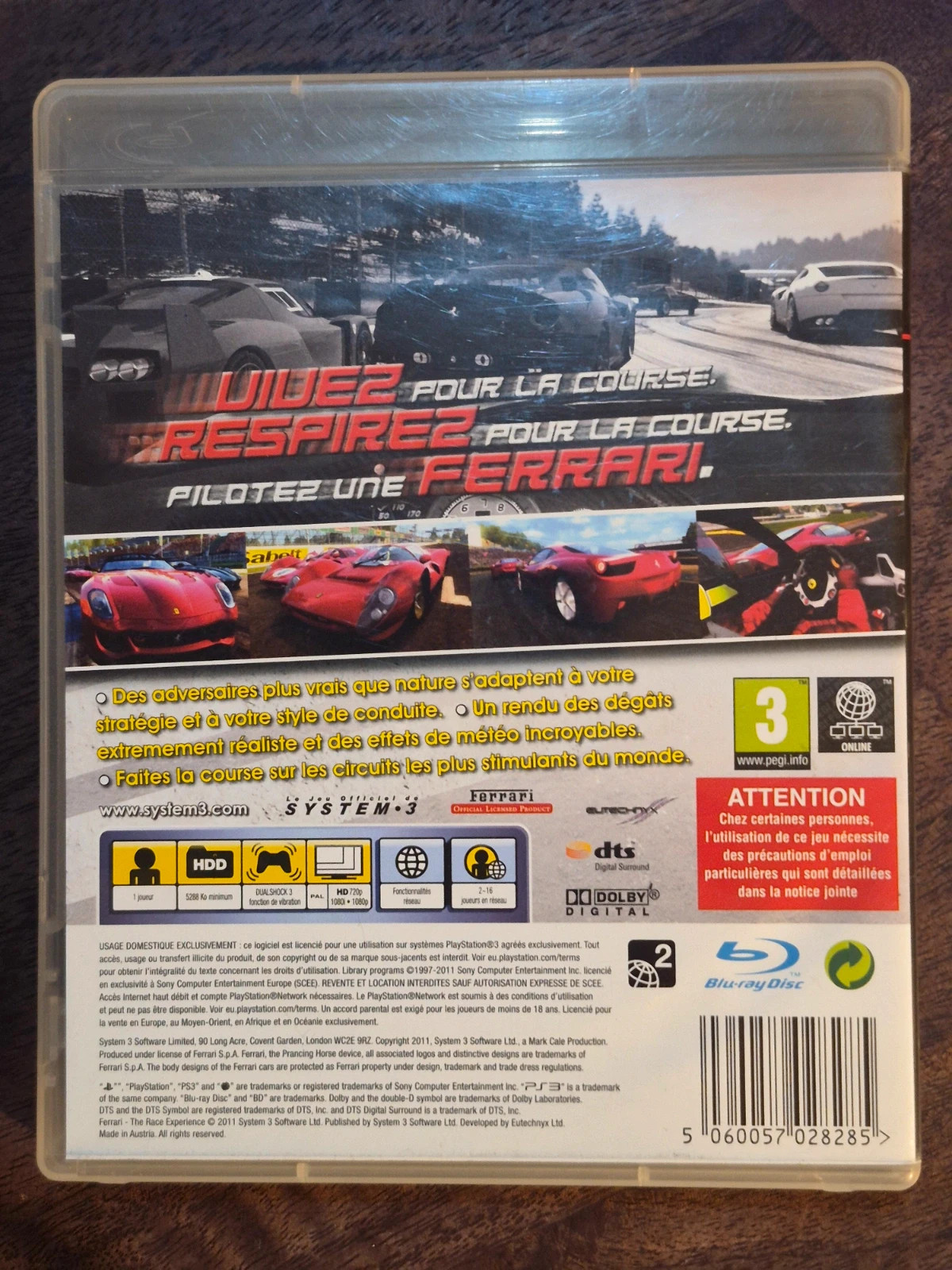 Jeu PS3 - Ferrari: The Race Experience (Complet) 2