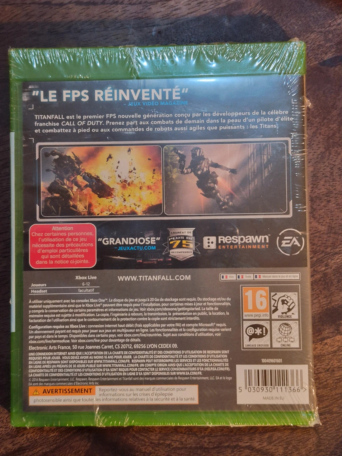 Jeu Xbox One - Titanfall 2