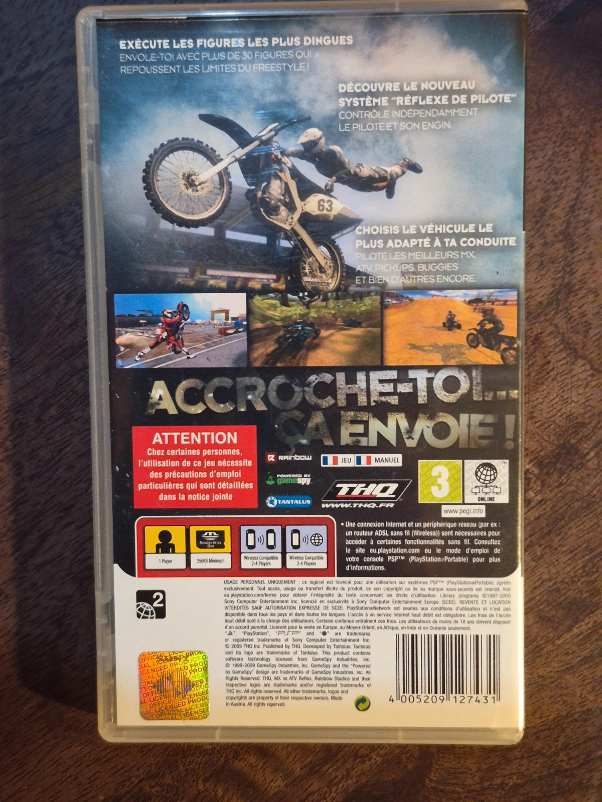 Jeu MX vs ATV: Reflex - Psp 2