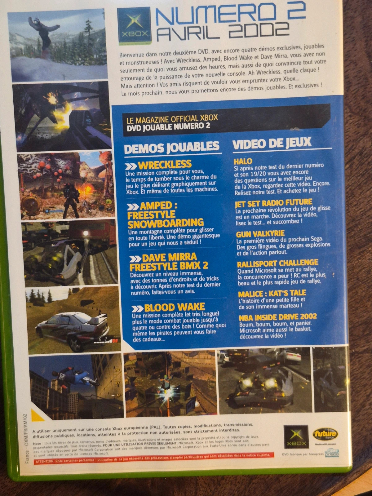 DVD Démos Jouables Xbox Classic - Magazine Officiel N°2 (Avril 2002) 2