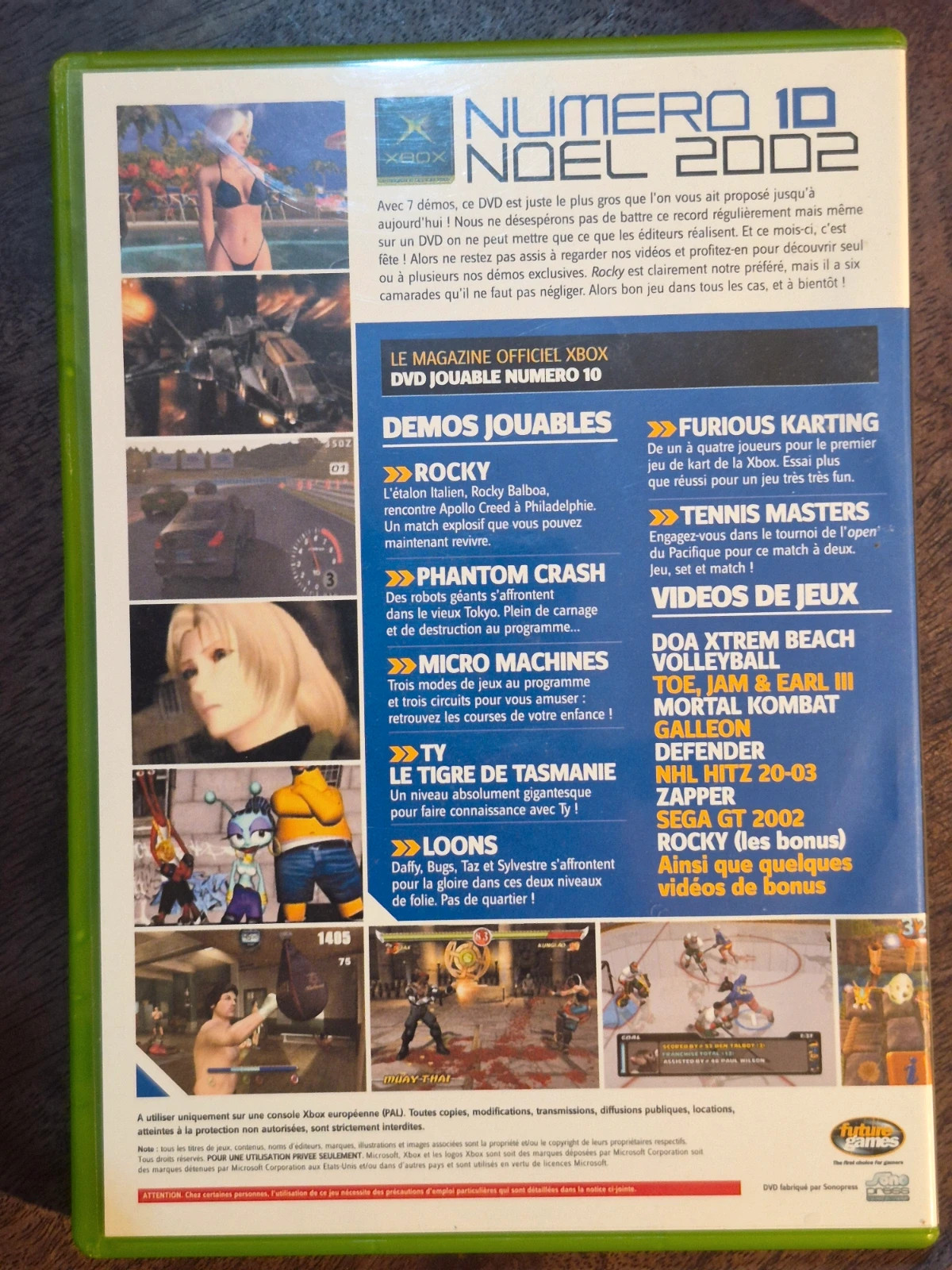 DVD Jouable Xbox Original - Numéro 10 (Noël 2002) 2