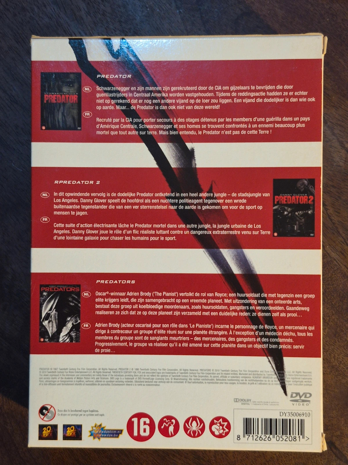 Coffret Predator la Trilogie - 3 DVD 2