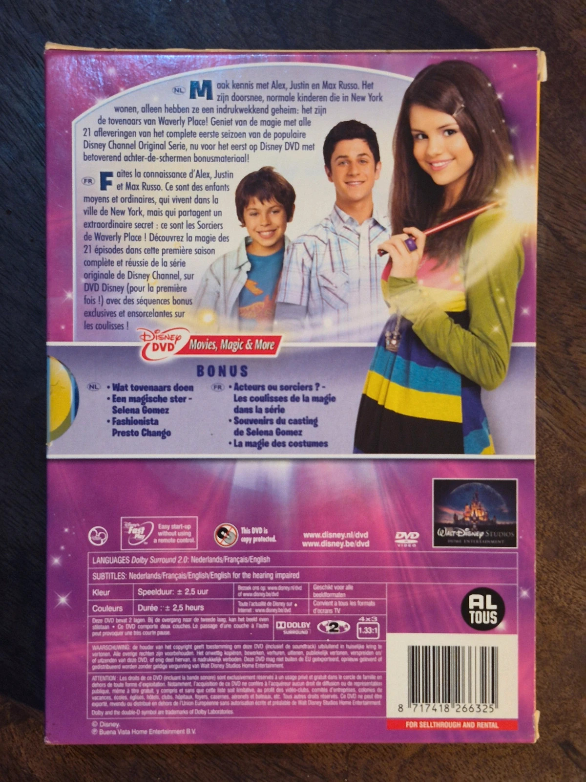 Coffret DVD Les Sorciers de Waverly Place - Saison 1 Nouvelle Édition Disney 2