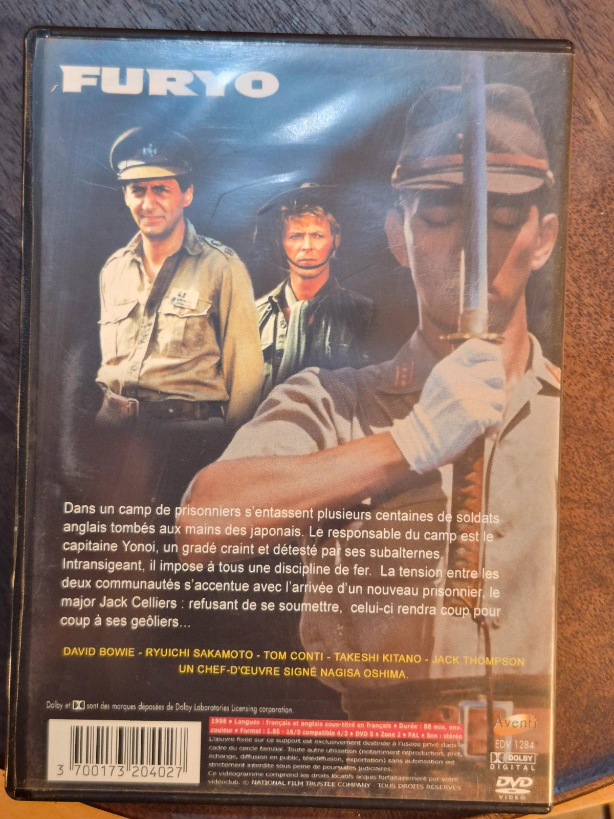 DVD Furyo - David Bowie / Ryuichi Sakamoto 2