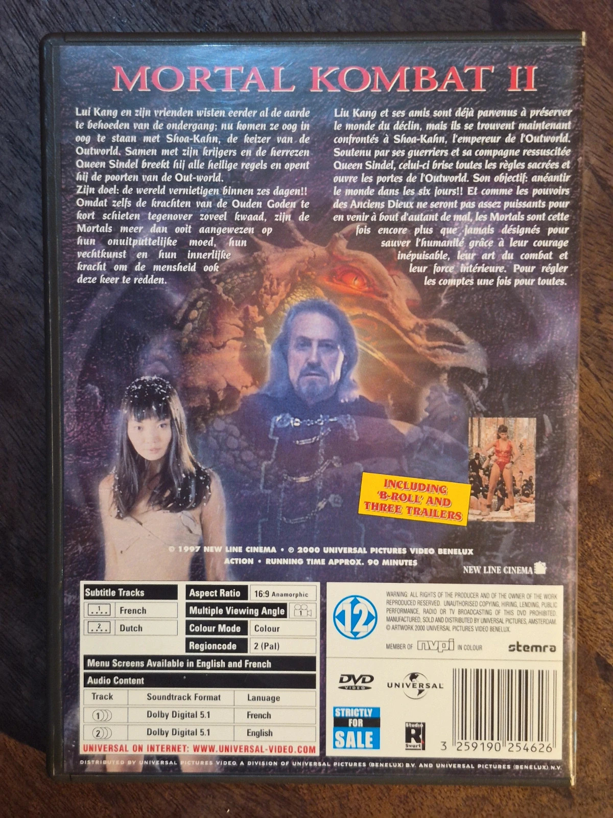 DVD Mortal Kombat II : Annihilation (Destruction Finale) - Édition Collector 2
