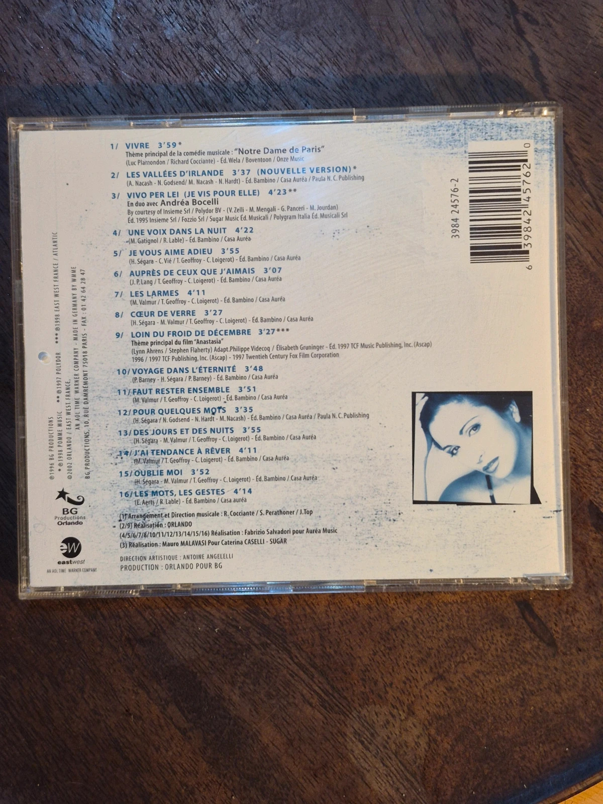 CD Album Hélène Ségara – Cœur de verre 2