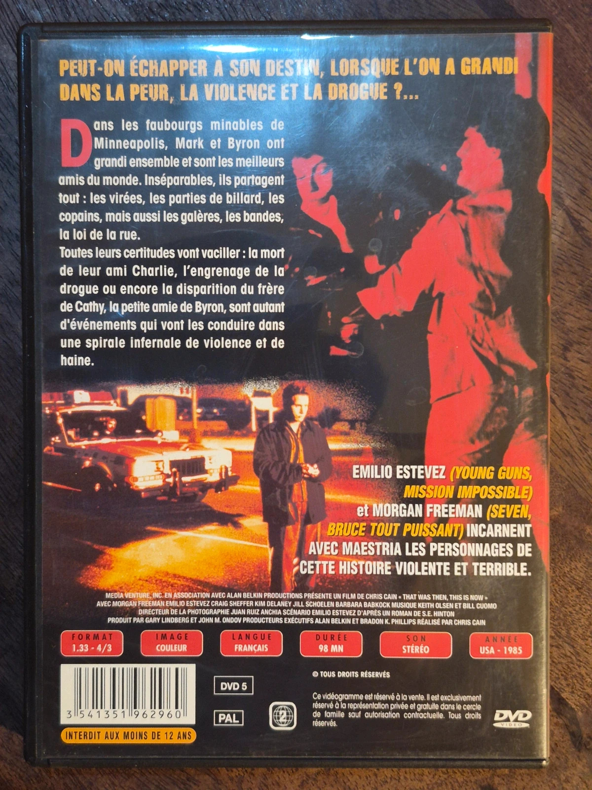 DVD Engrenage Mortel (1985) - Morgan Freeman / Emilio Estevez 2