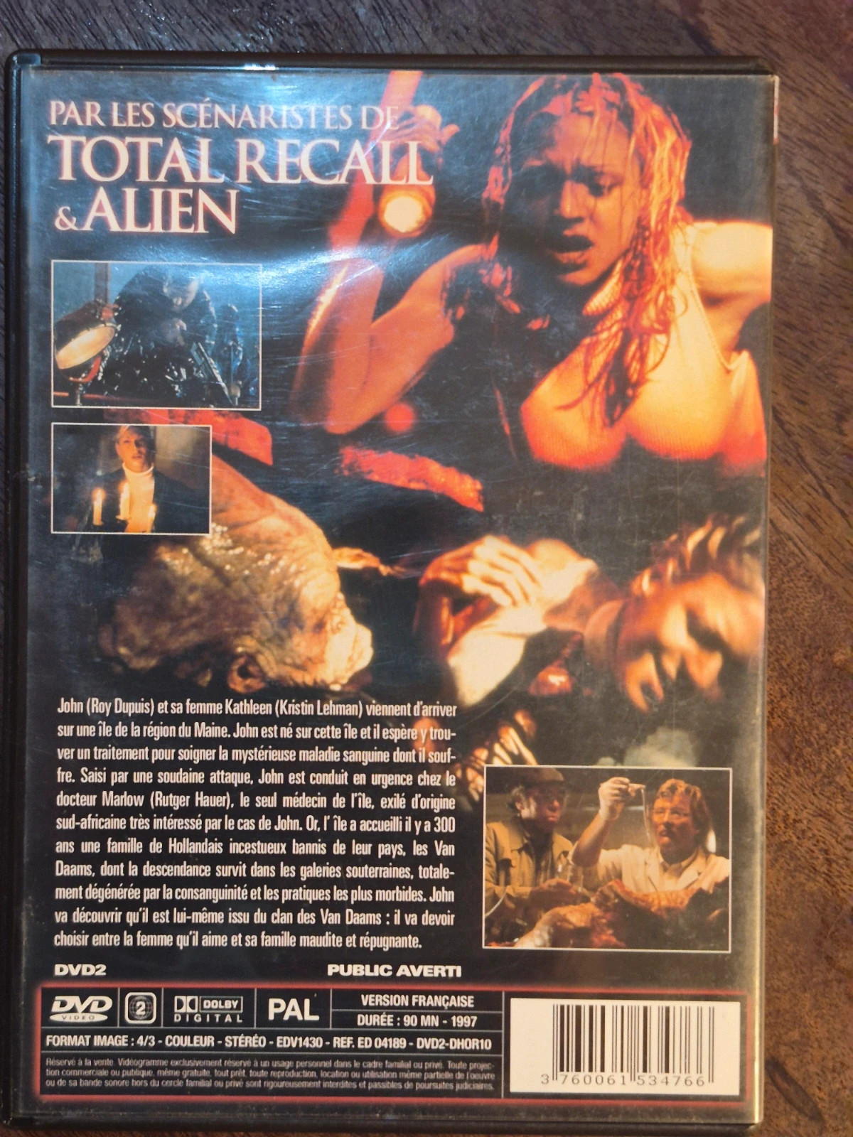 DVD Hémoglobine (Bleeders) - Film Horreur / Fantastique 2
