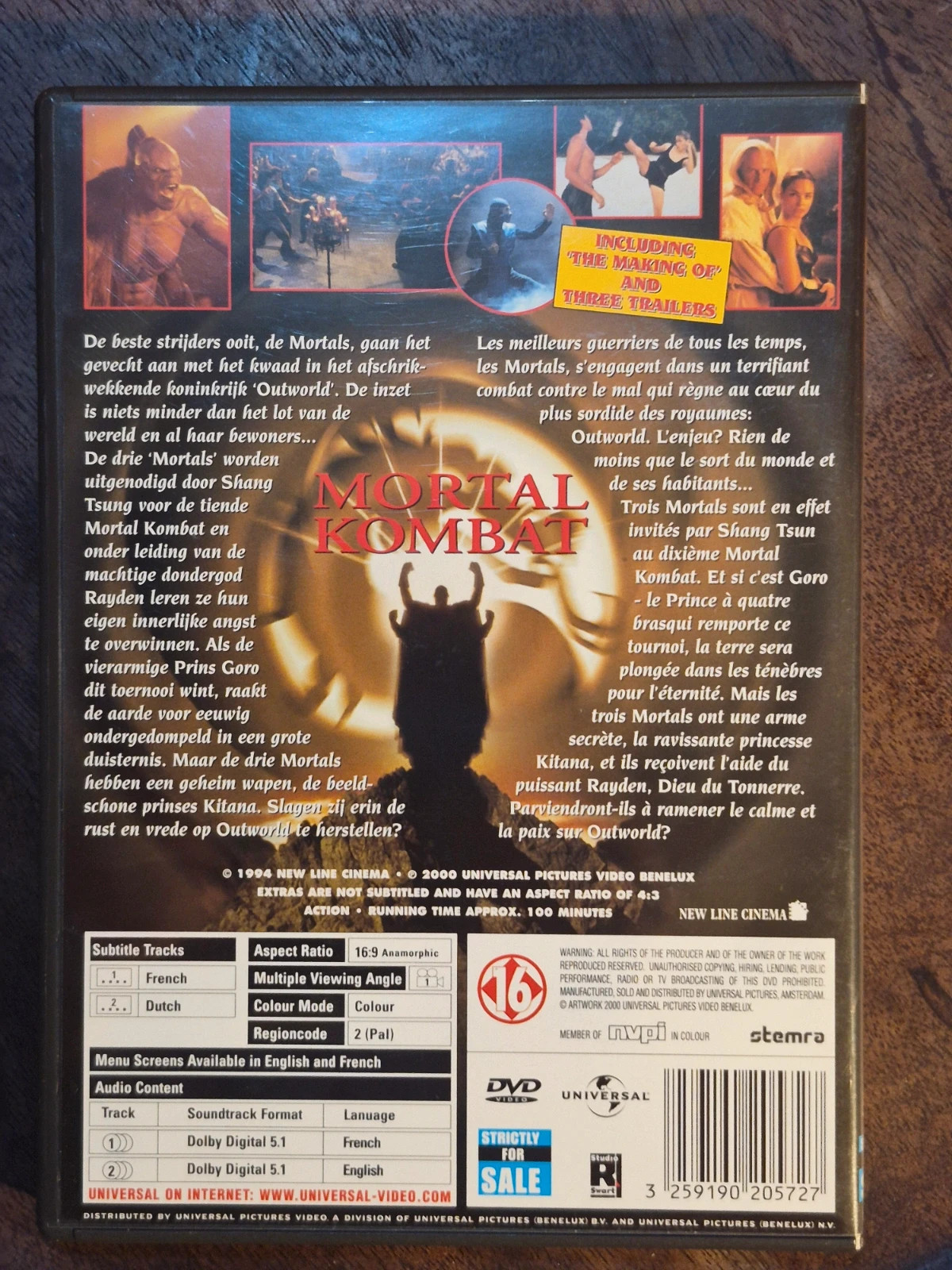 DVD Mortal Kombat (1995) 2