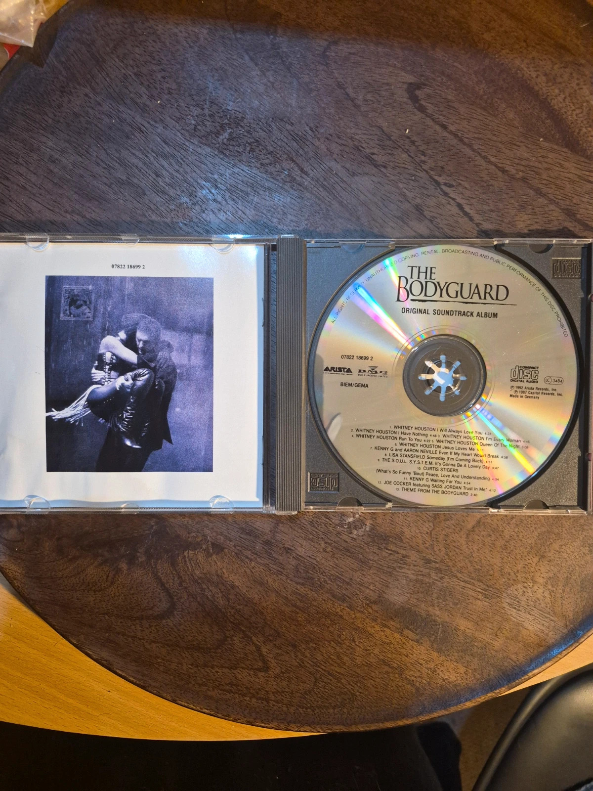 CD Album - The Bodyguard (Bande Originale) - Whitney Houston 4